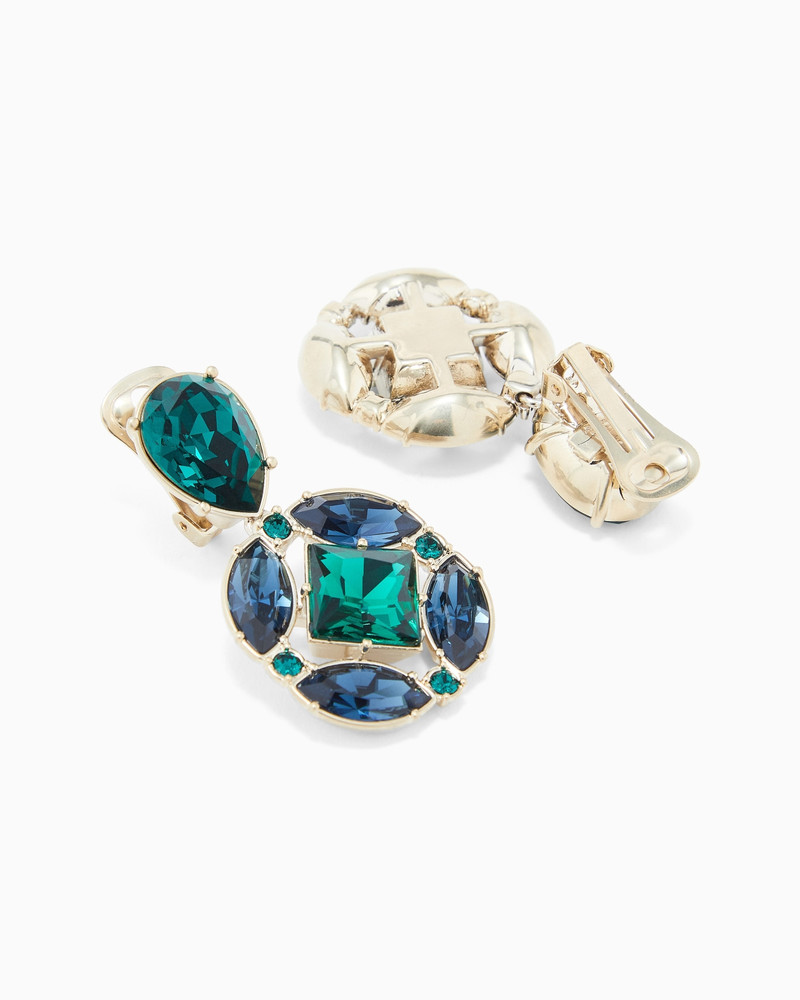 GIORGIO ARMANI PENDANT EARRINGS WITH SWAROVSKI CRYSTALS outlook