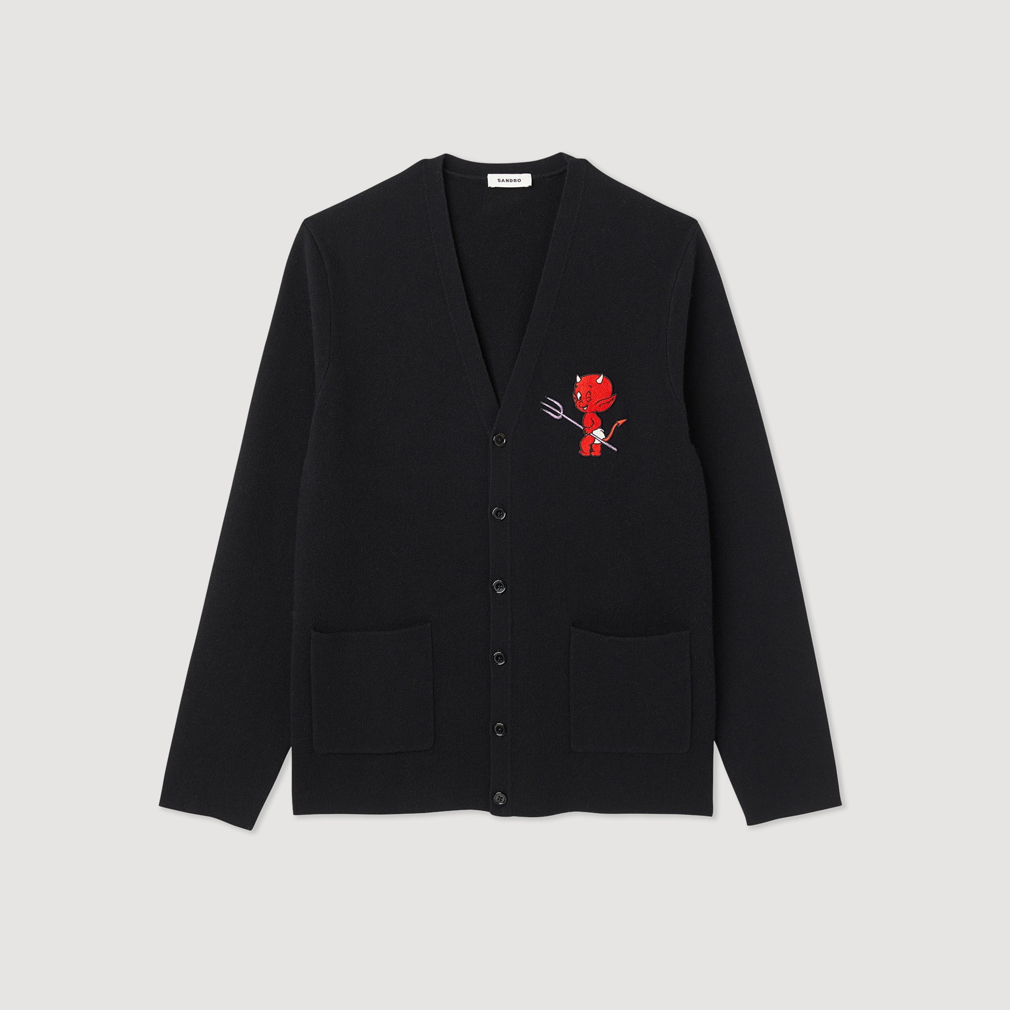 Wool and cashmere Hot Stuff cardigan - 1