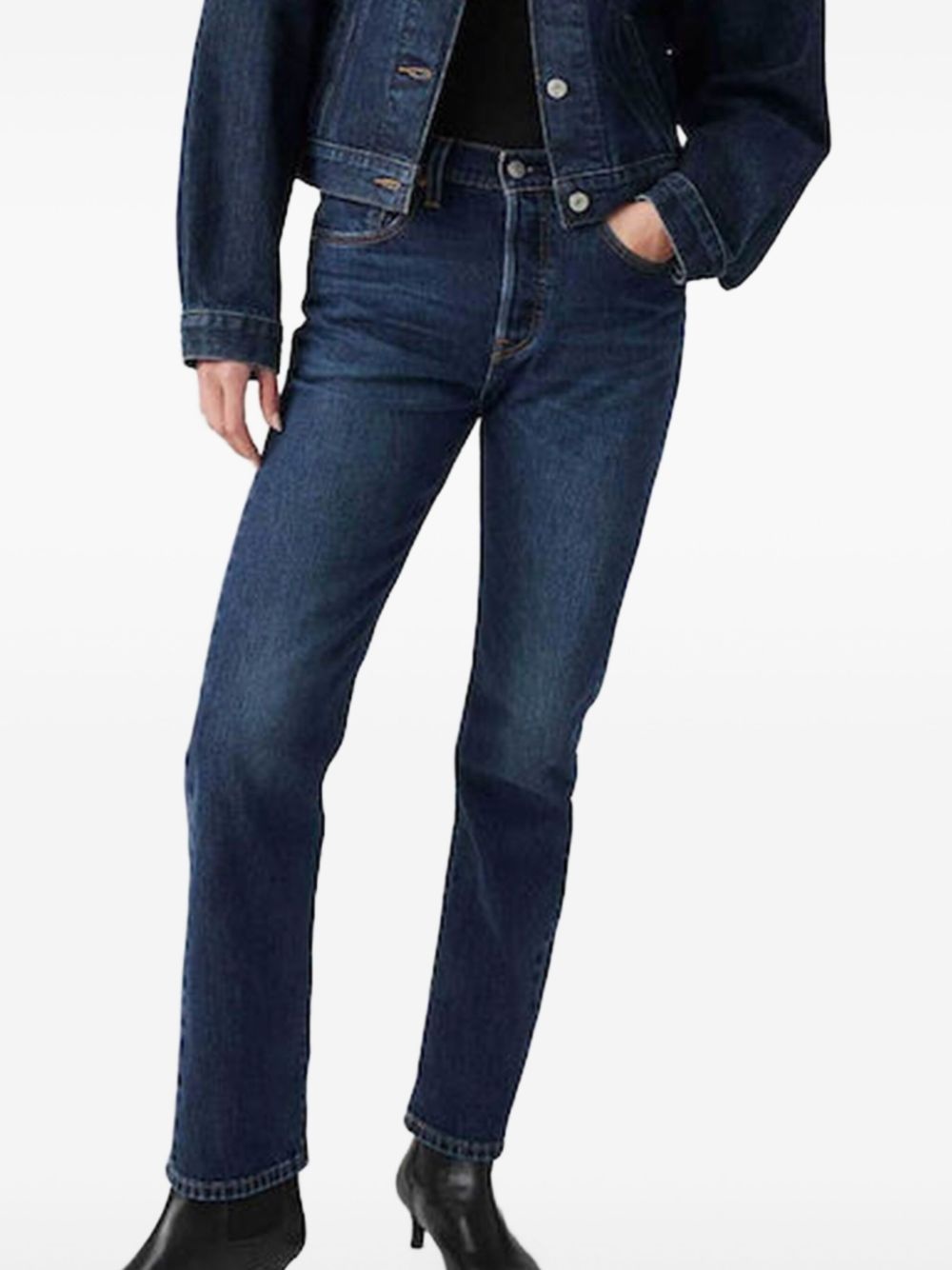 straight-leg jeans - 2