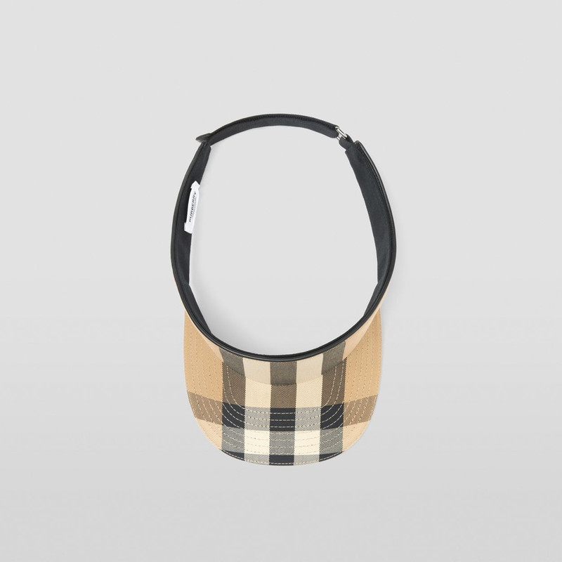 Check Cotton Visor 7
