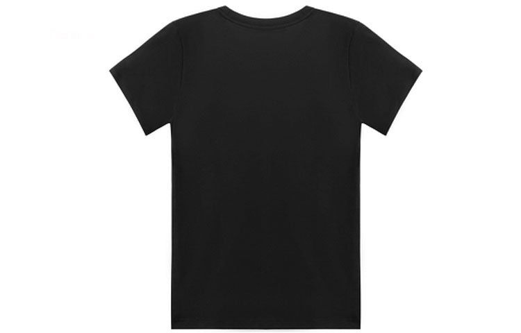 New Balance Men's New Balance Contrasting Colors Logo Printing Sports Round Neck Short Sleeve Black  - 2