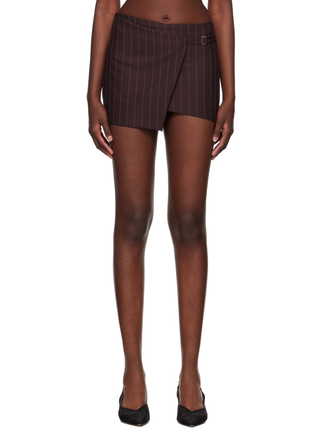Brown Jade Miniskirt - 1
