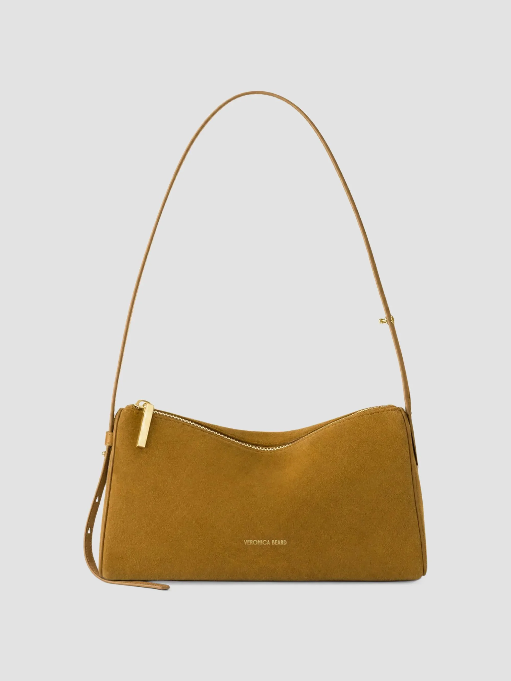 Women's Prism Suede Shoulder Bag - Acorn - 1