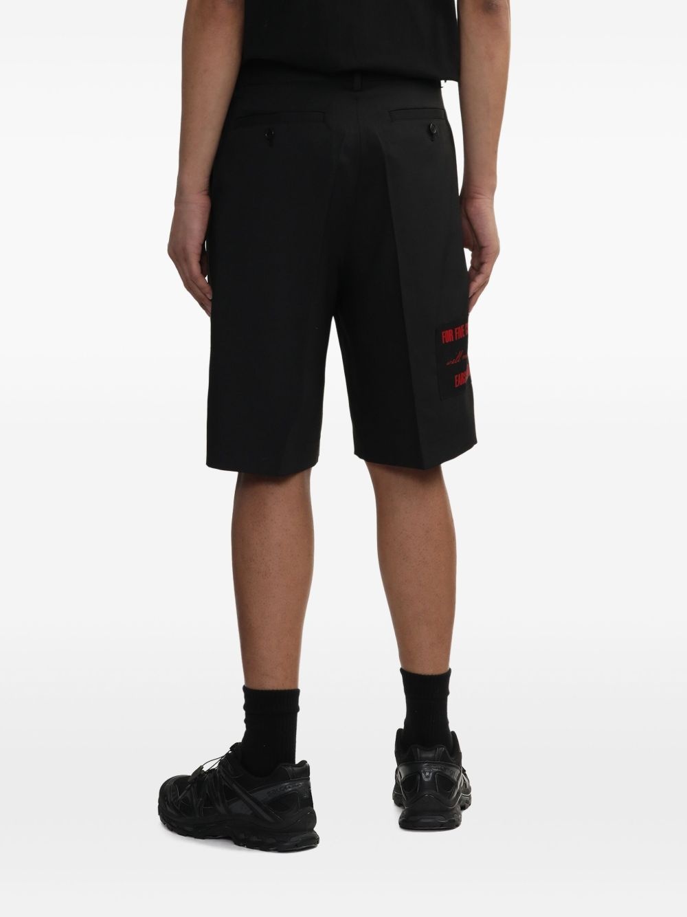pressed-crease shorts - 4