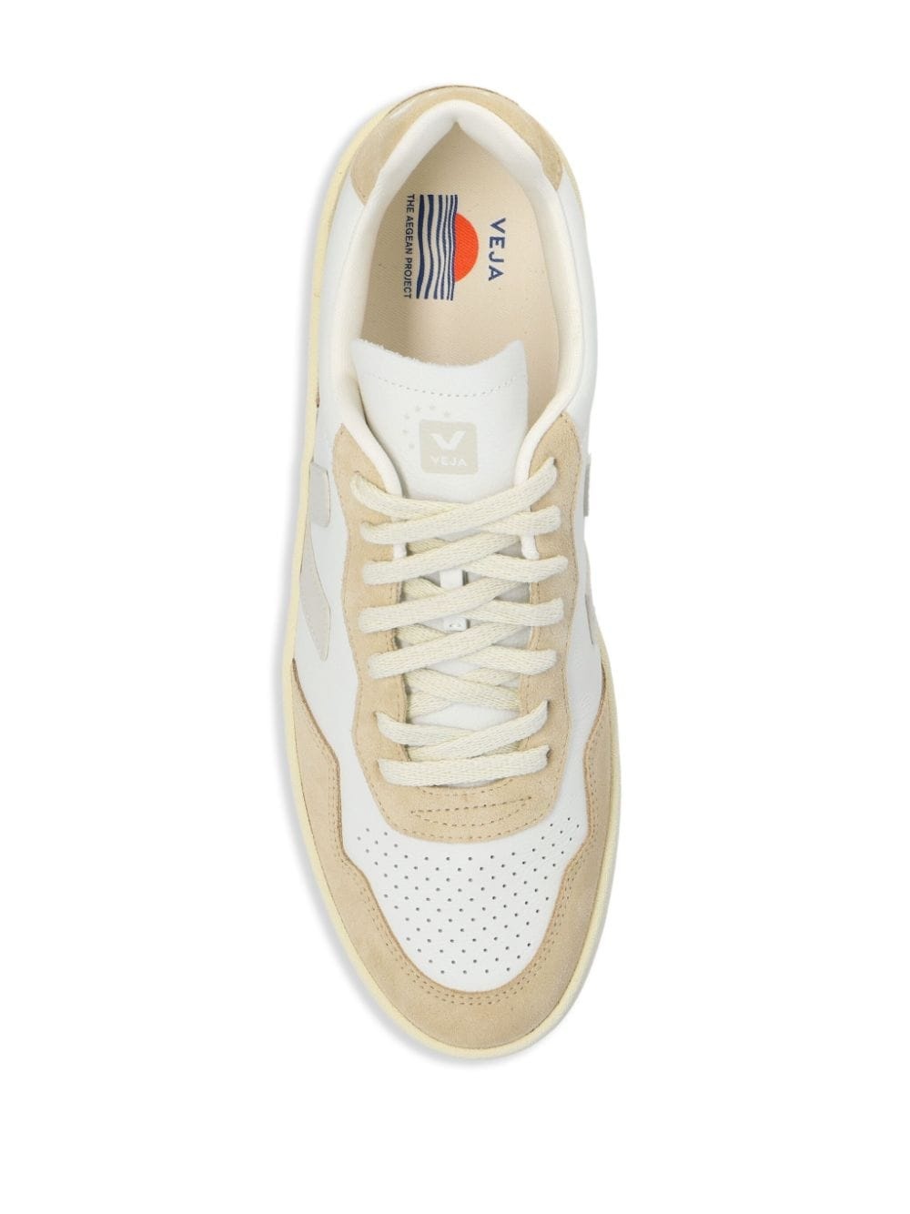 V-90 leather sneakers - 4