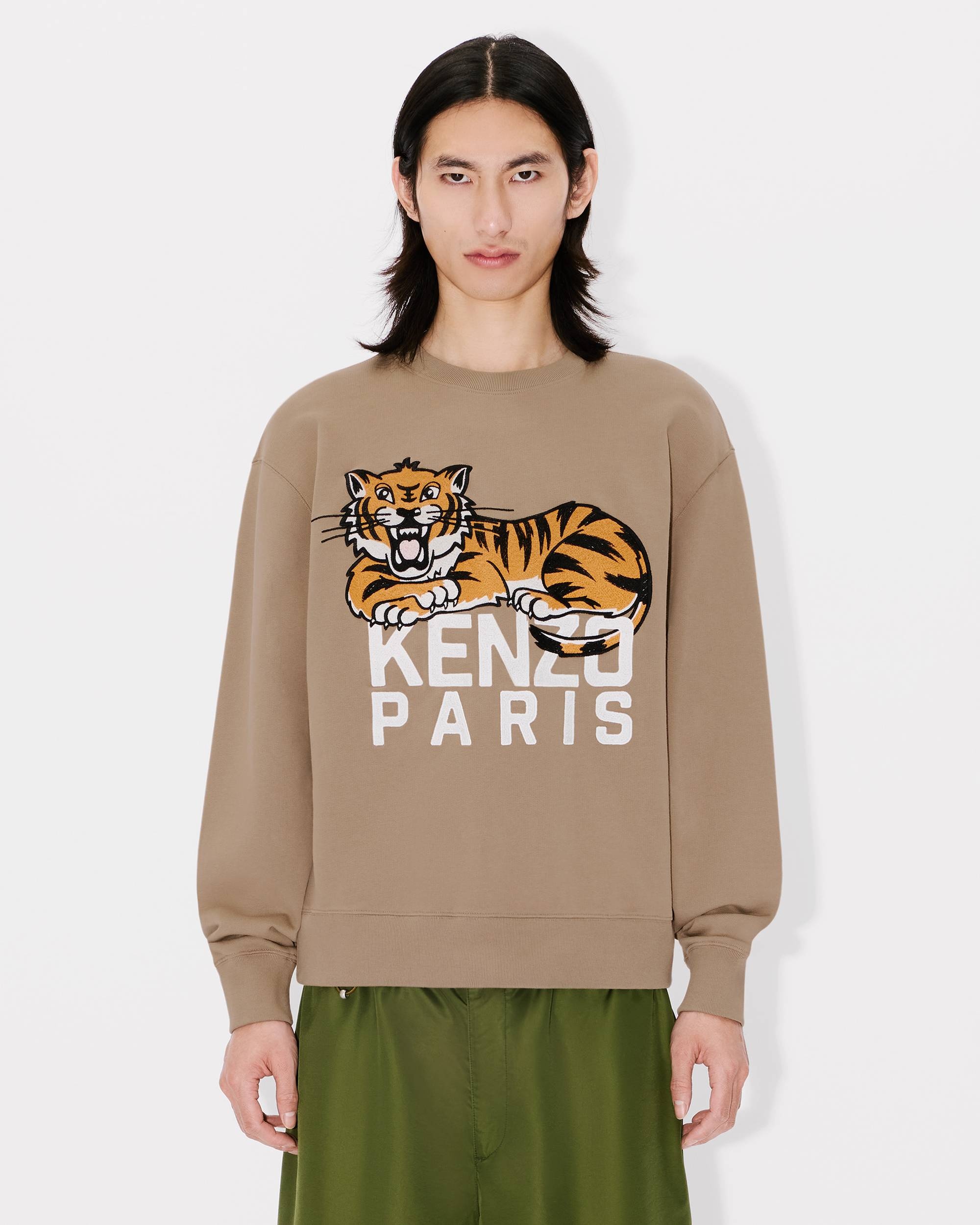 'KENZO Happy Tiger' embroidered sweatshirt in cotton - 3