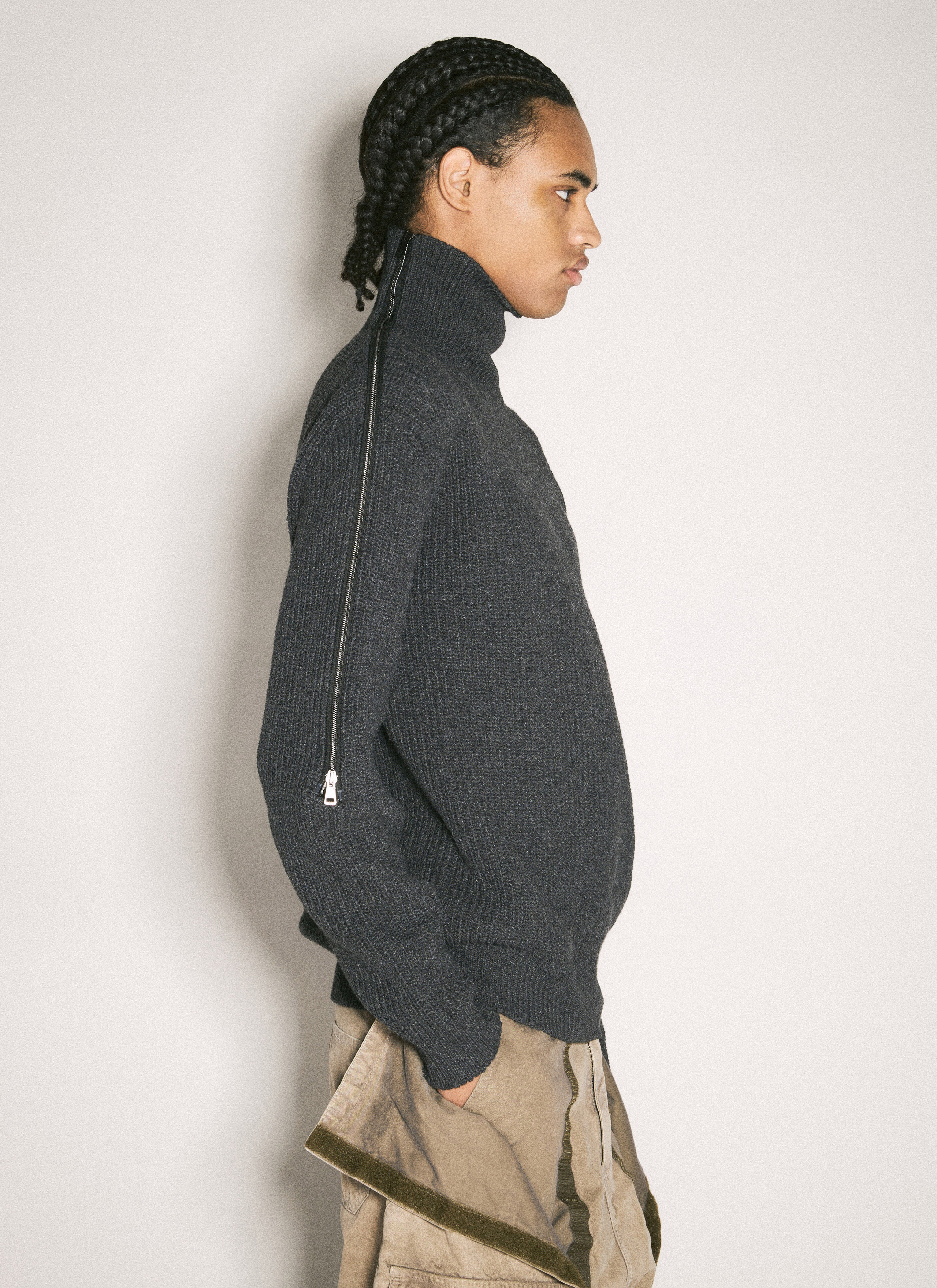 Y PROJECT - Y/Project Men Zip-Insert Knit Sweater - 3