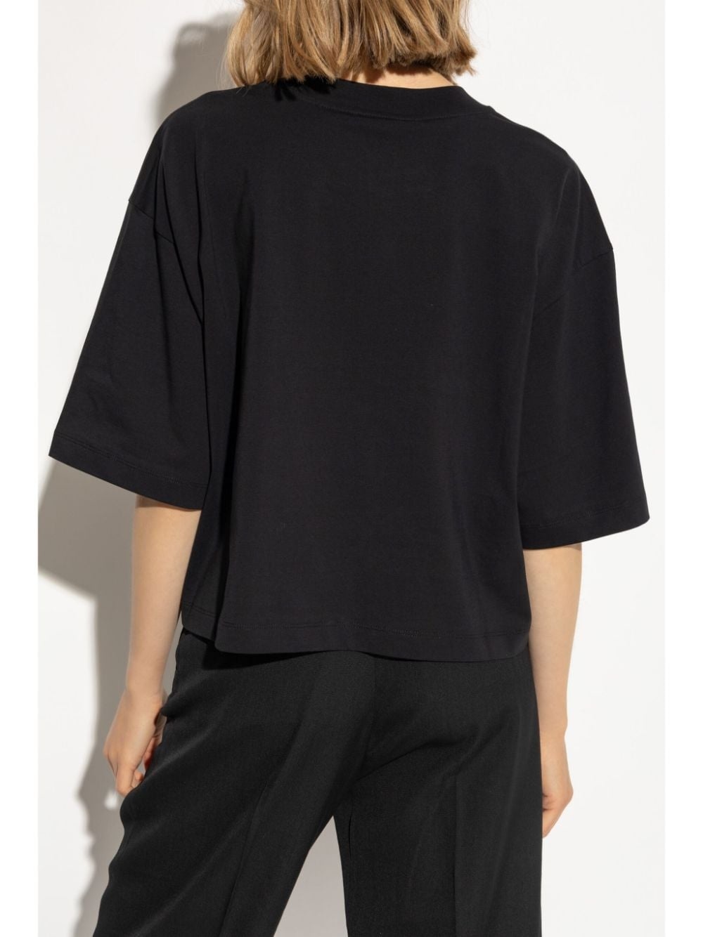 logo-print cotton t-shirt - 4