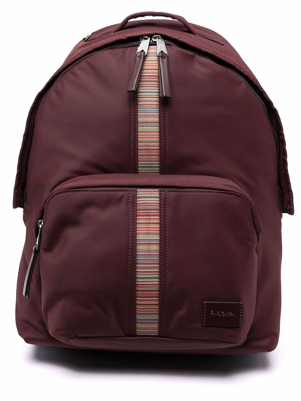 logo zipped backpack - 1