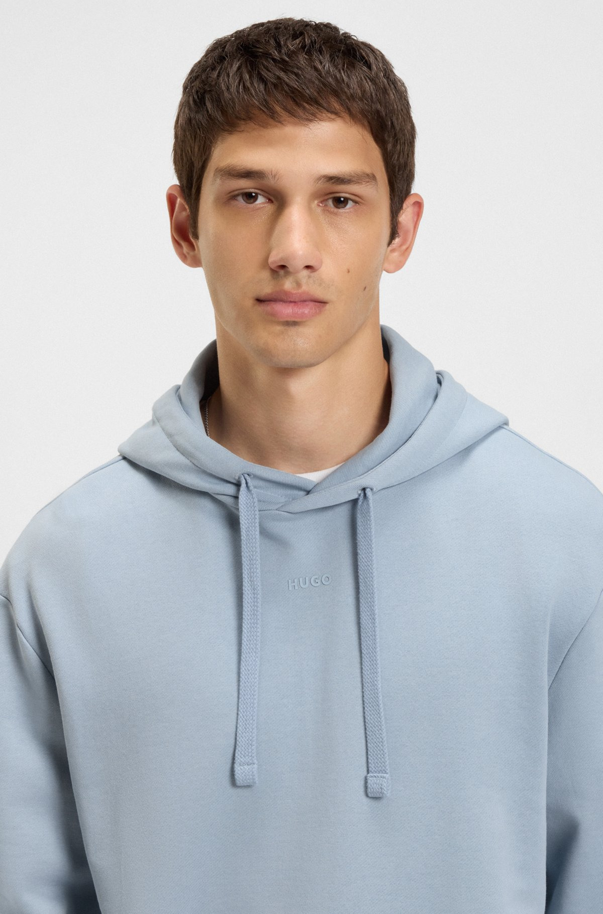 COTTON-TERRY RELAXED-FIT HOODIE WITH LOGO PRINT - 3