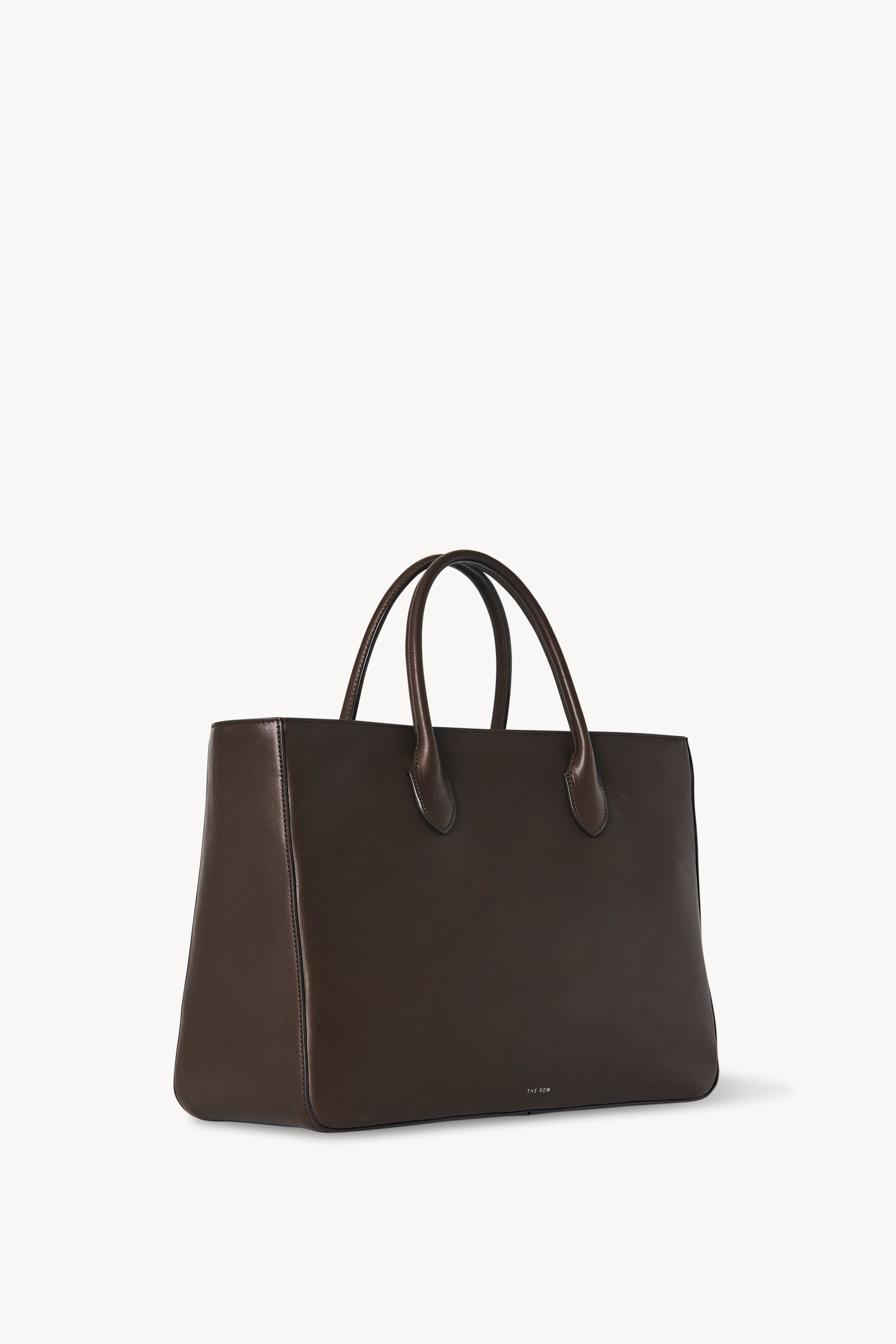 【THE ROW】E/Wレザーダッフルバッグ レザー製 George Duffle ブラック – The Row