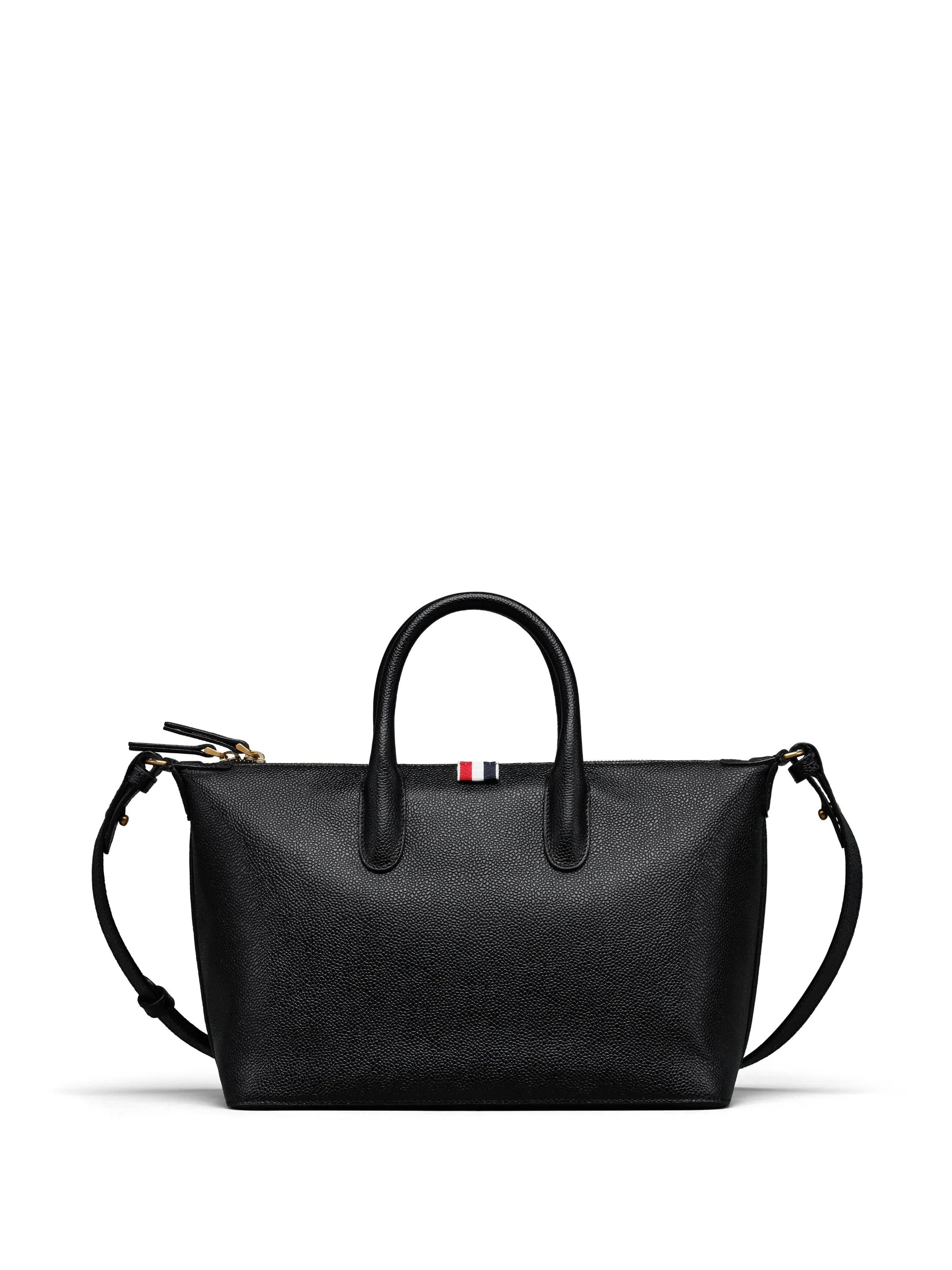 Small Leather Duffle Bag - 5