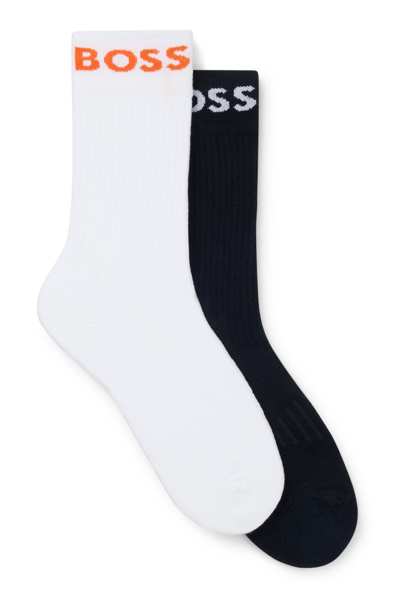 TWO-PACK OF QUARTER-LENGTH SOCKS IN STRETCH FABRIC 1