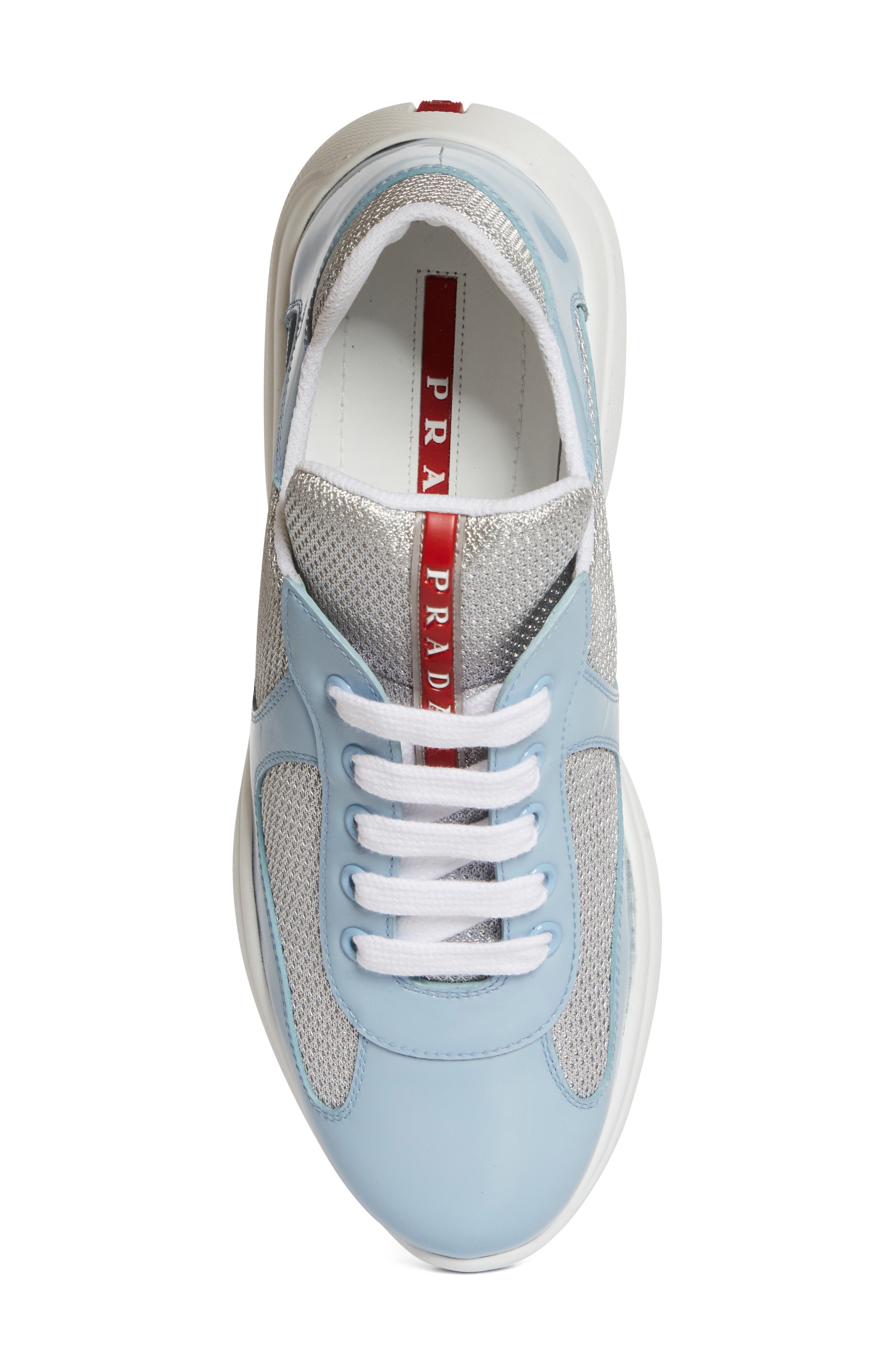 Prada America's Cup Sneaker in Celeste at Nordstrom - 5