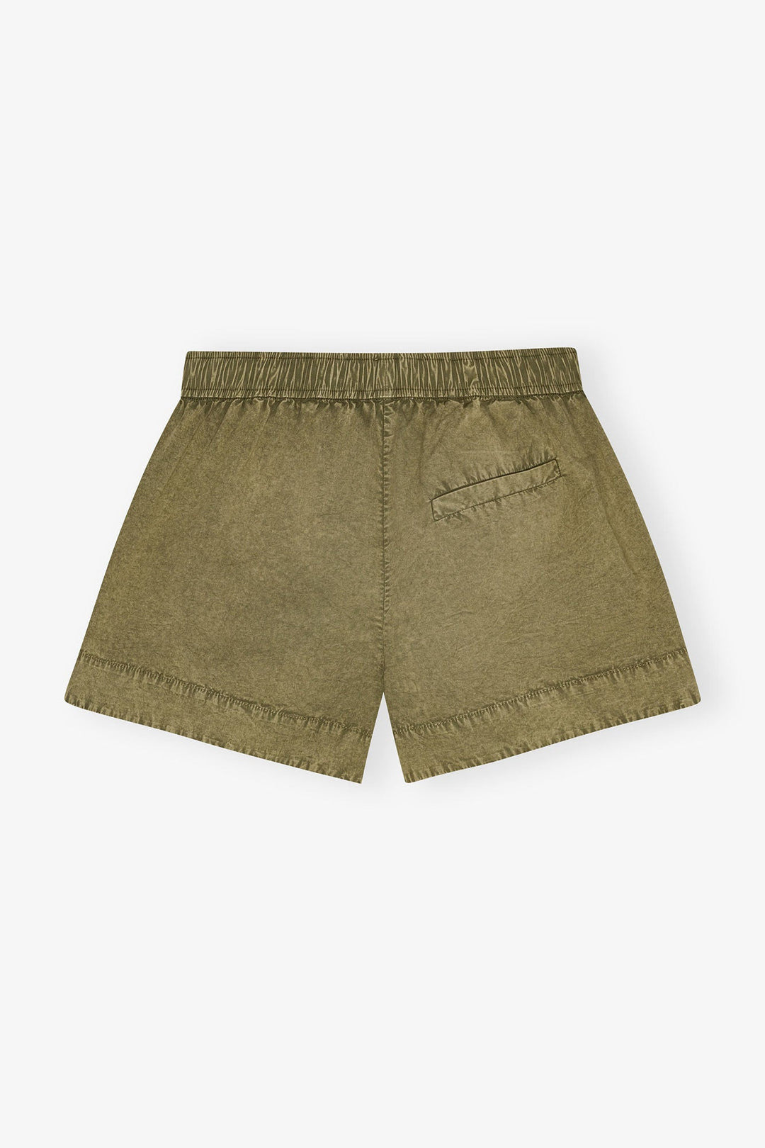 Washed Stretch Cotton Elasticated Shorts - 2