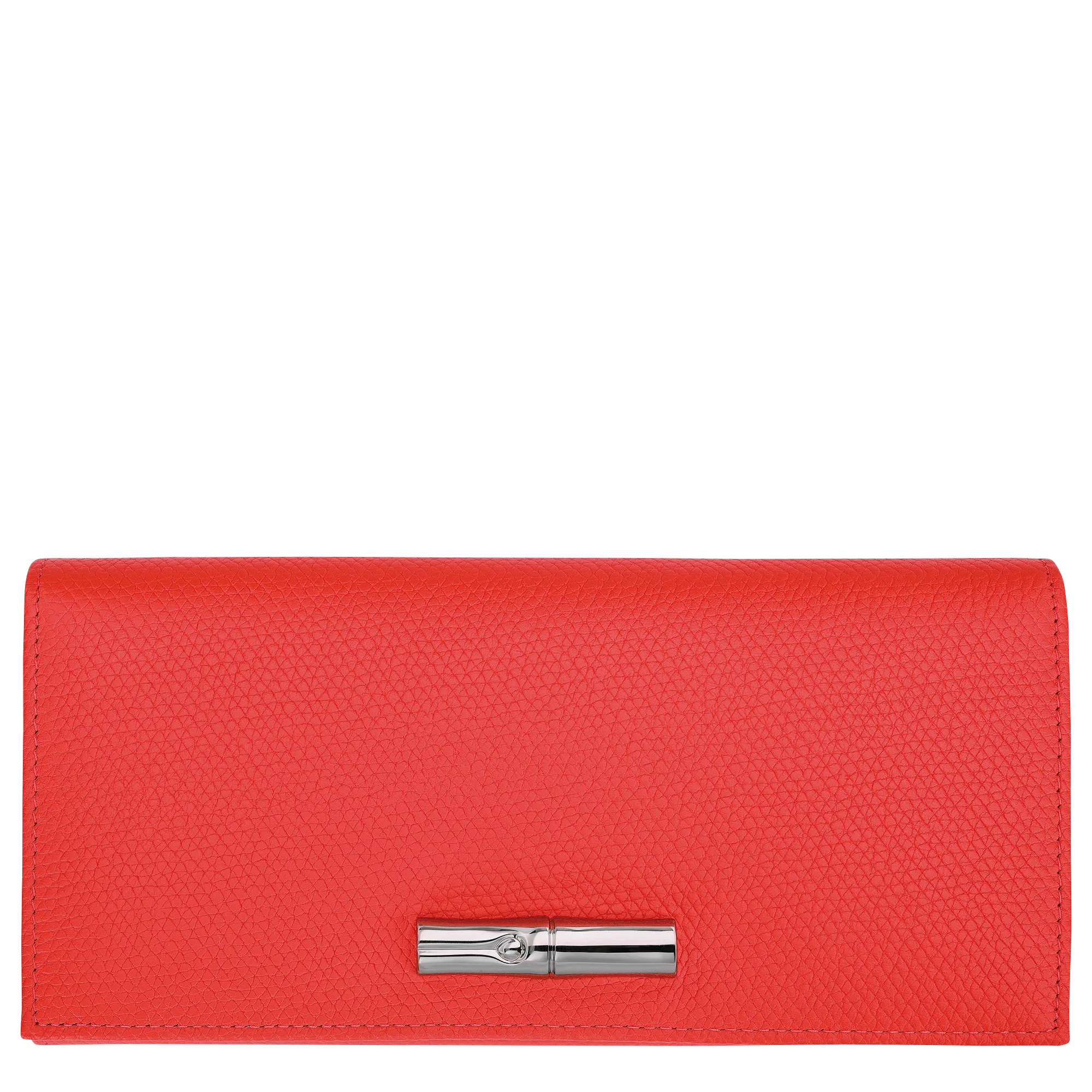 Le Roseau Long continental wallet Vermilion - Leather - 1