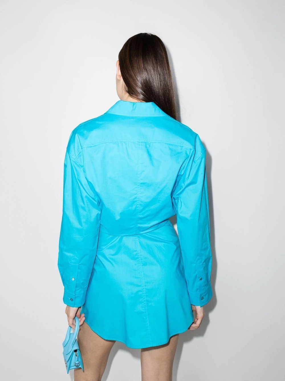 Baunhilha layered shirt dress - 3