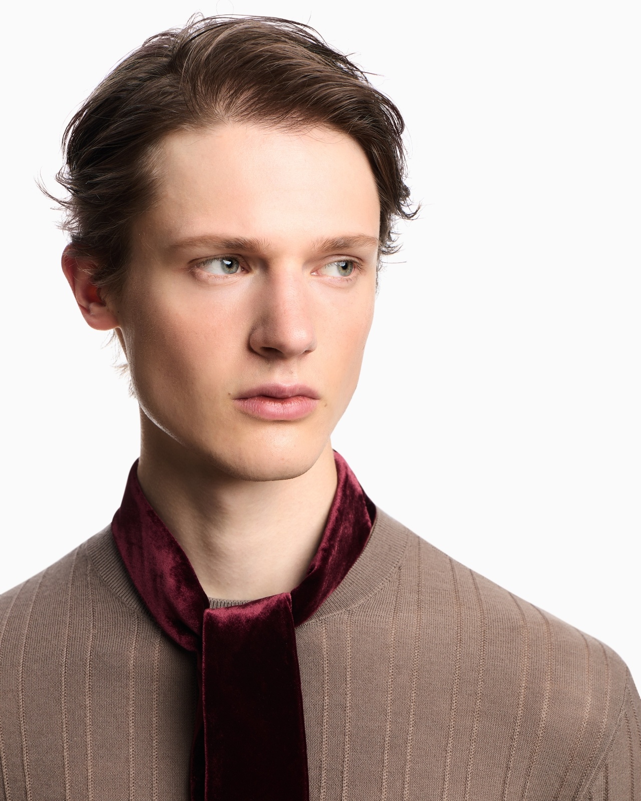 VIRGIN WOOL JUMPER WITH EMBOSSED JACQUARD PATTERN - 5