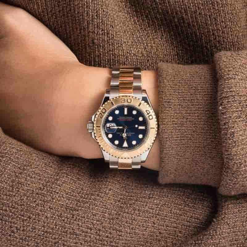 Pre-owned Rolex Yacht-Master 16623 Blue Dial - 4