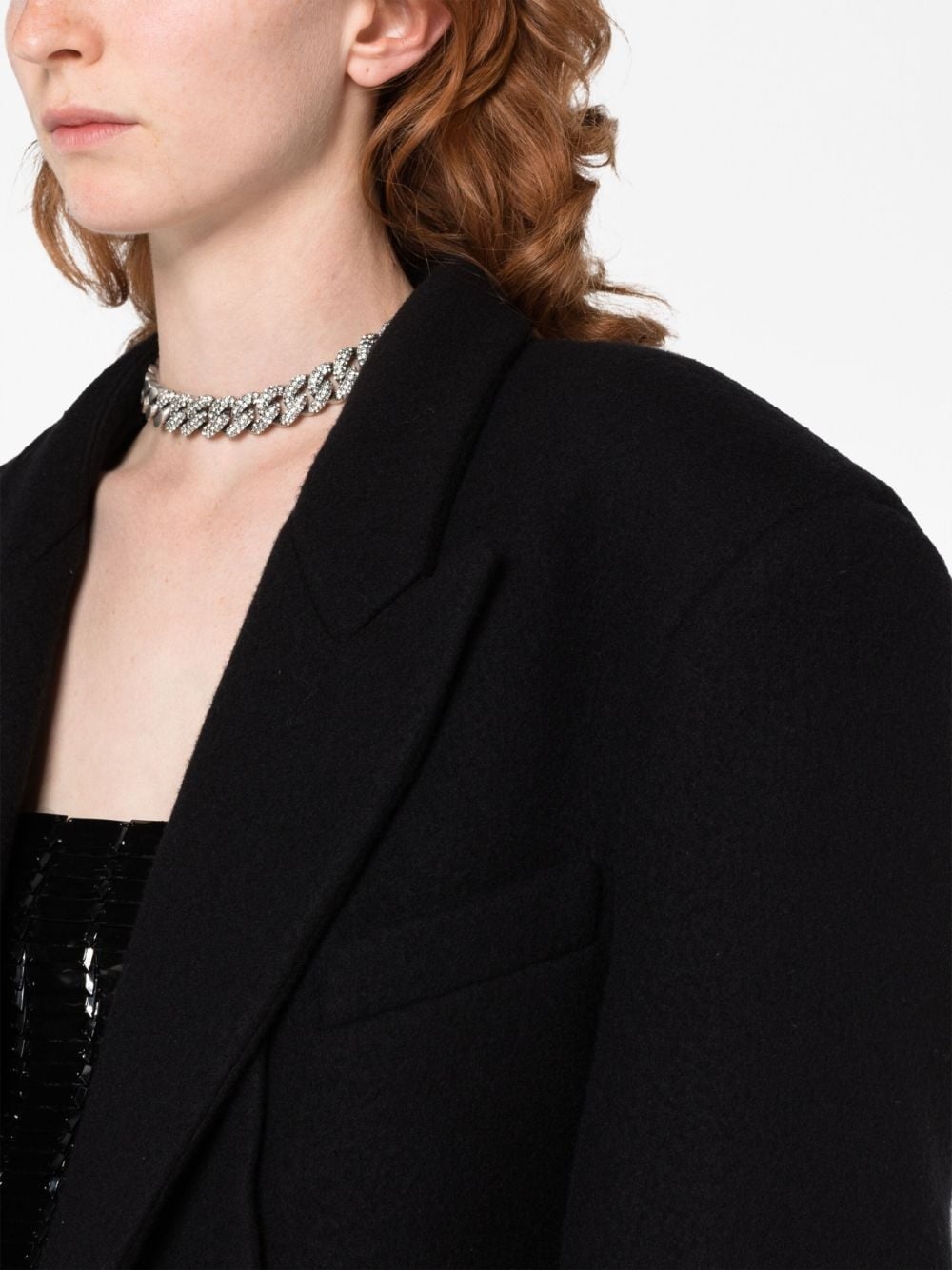 Glen single-breasted blazer - 3