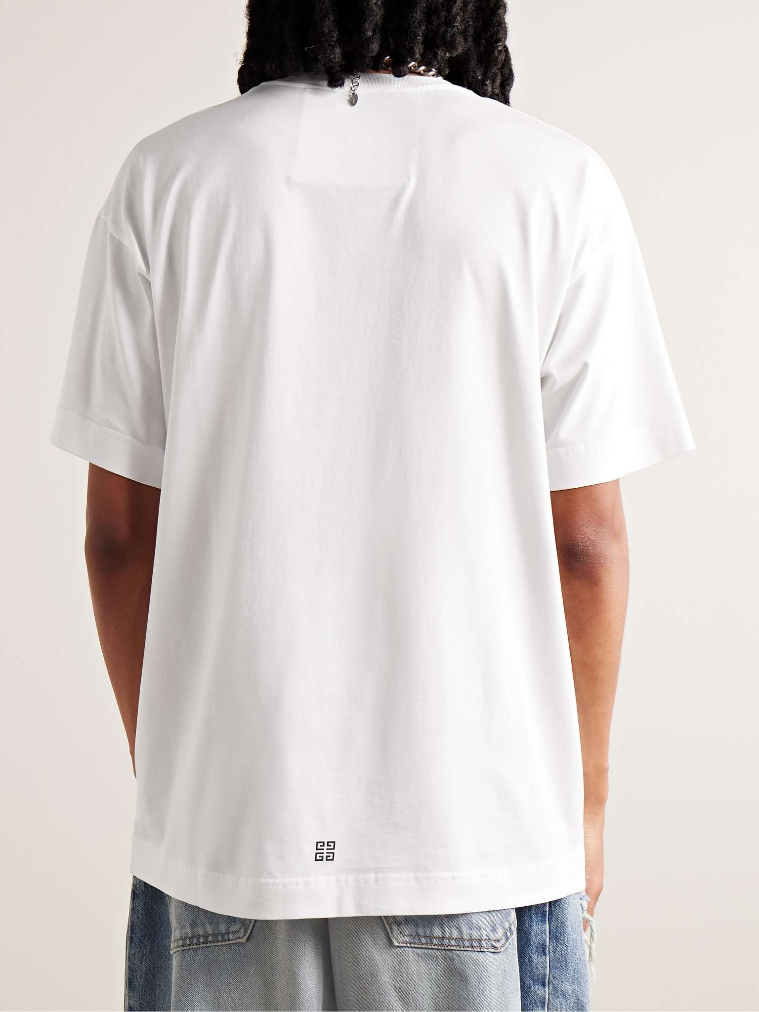Logo-Print Cotton-Jersey T-Shirt - 4