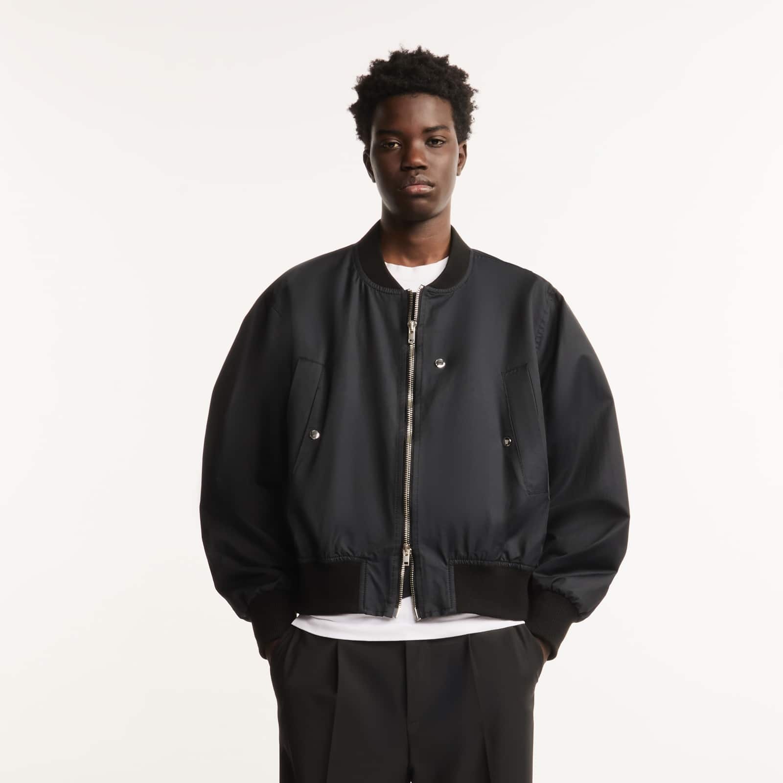 Bomber jacket in technical fabric - 7