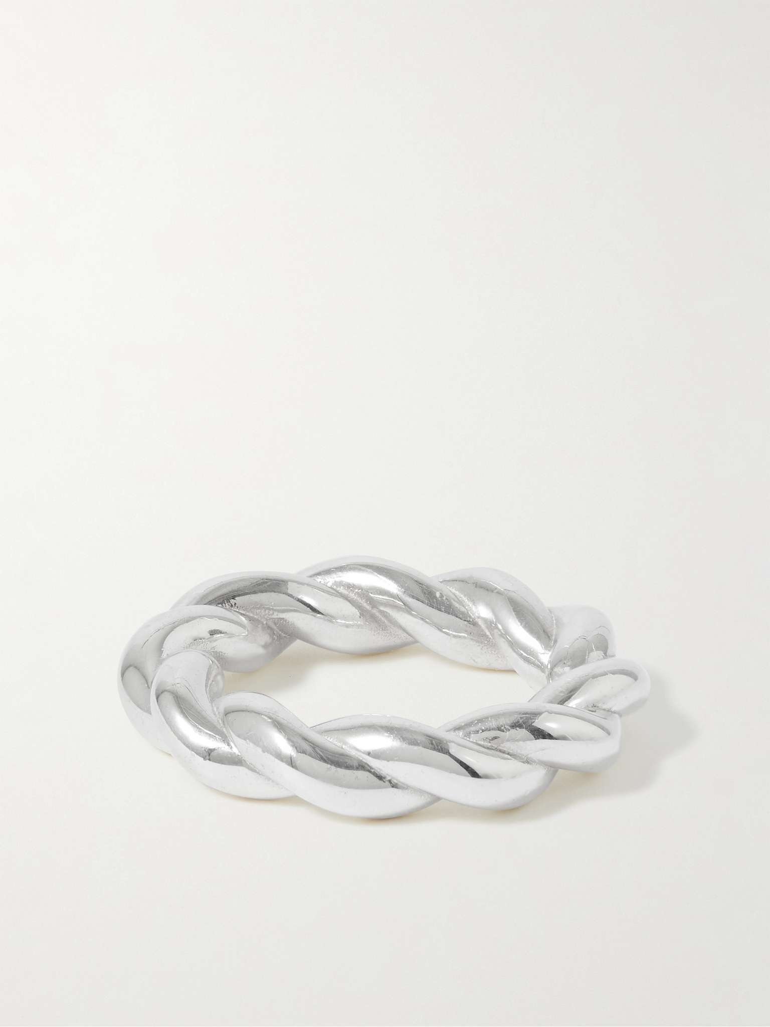 Twisted Sterling Silver Ring - 1