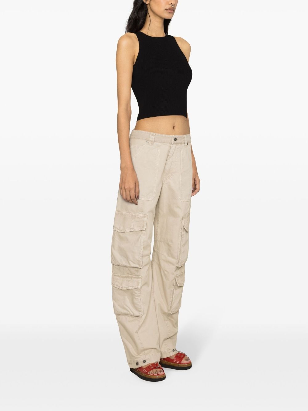 Lenin wide-leg cargo trousers - 3