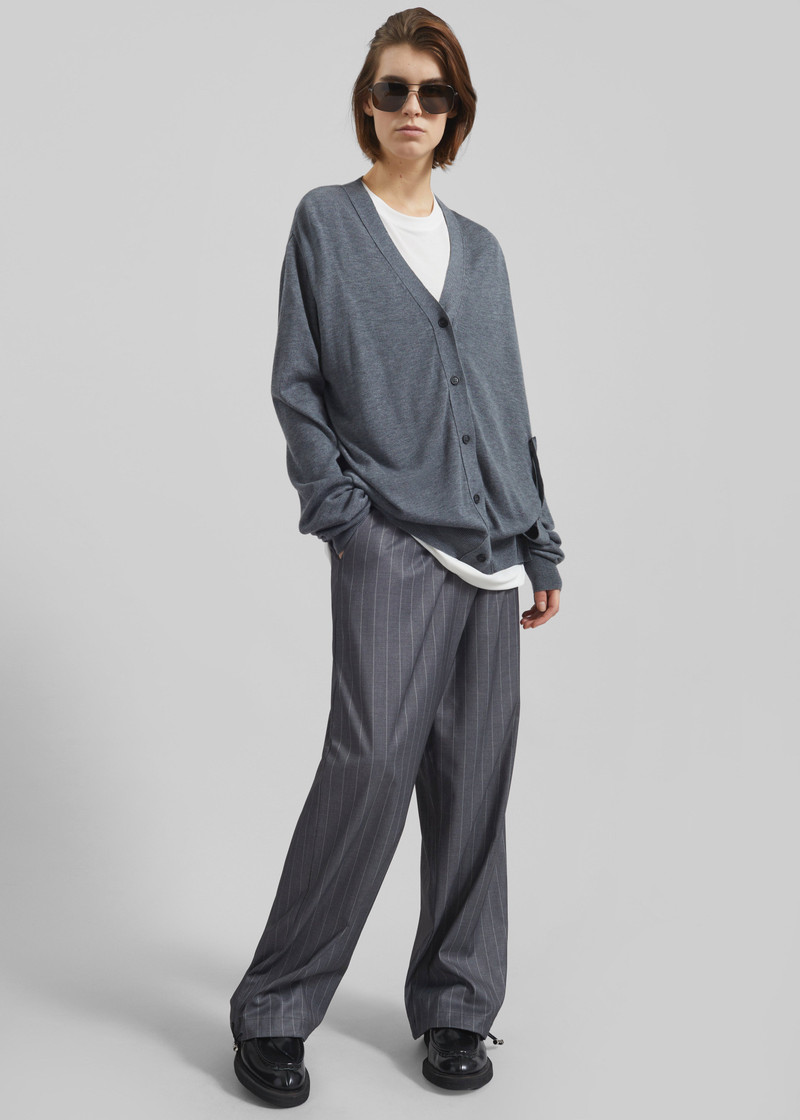 Calvane Two-Way Cardigan - Grey 4