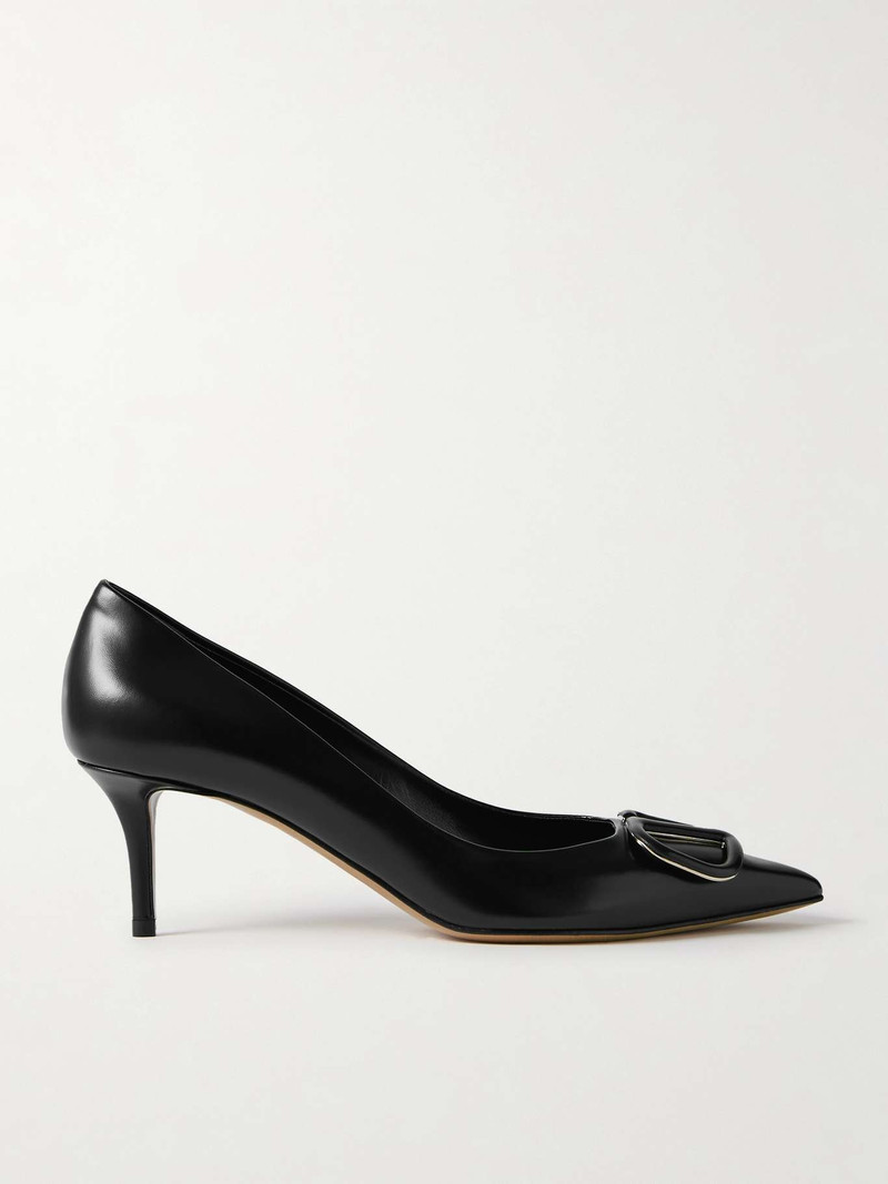 VLOGO 60 embellished leather pumps 1