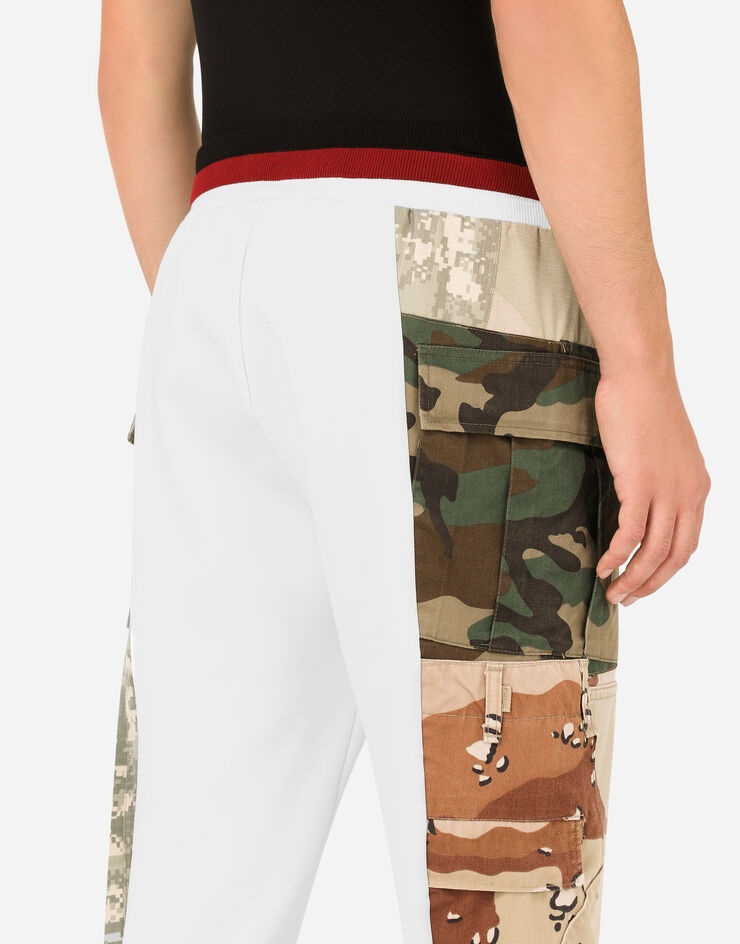 Camouflage patchwork jogging pants - 5