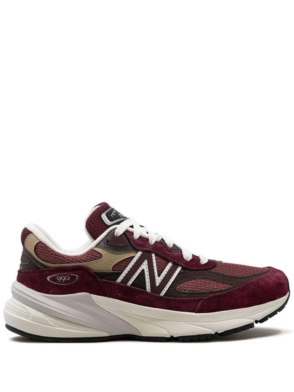 990v6 Made in USA "Burgundy" sneakers - 1
