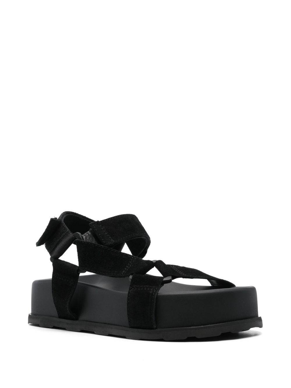logo-print sandals - 2
