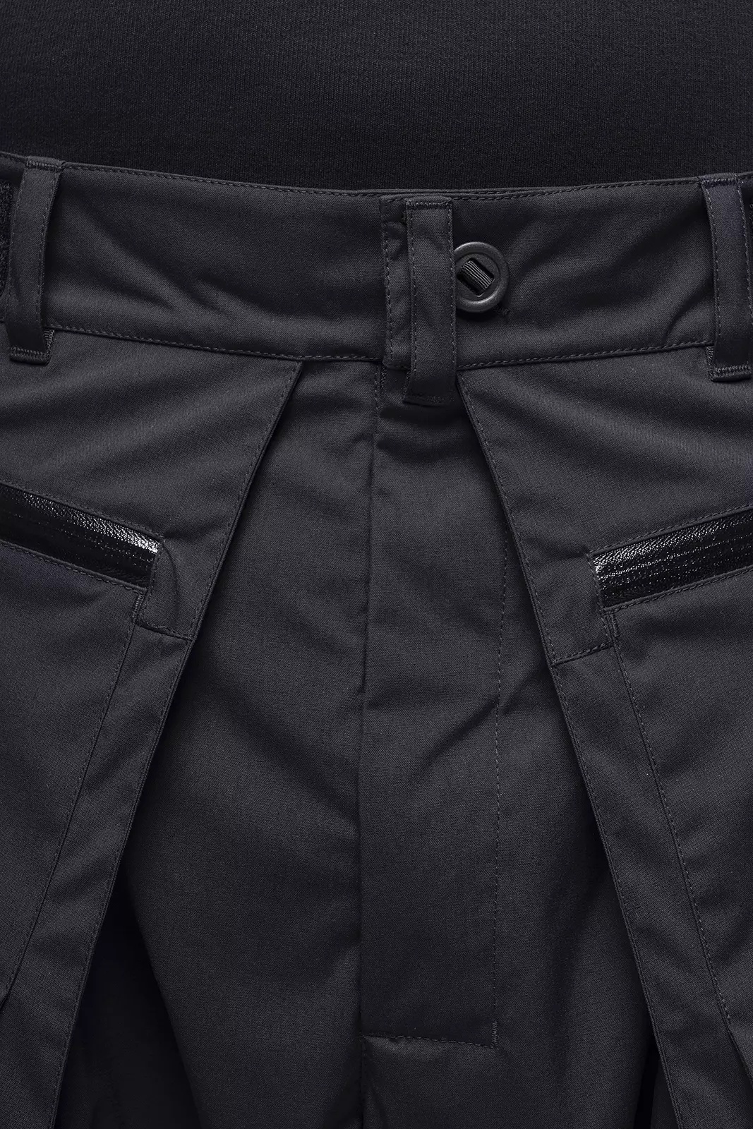 P45A-E Encapsulated Nylon Single Pleat Cargo Trouser Black - 29