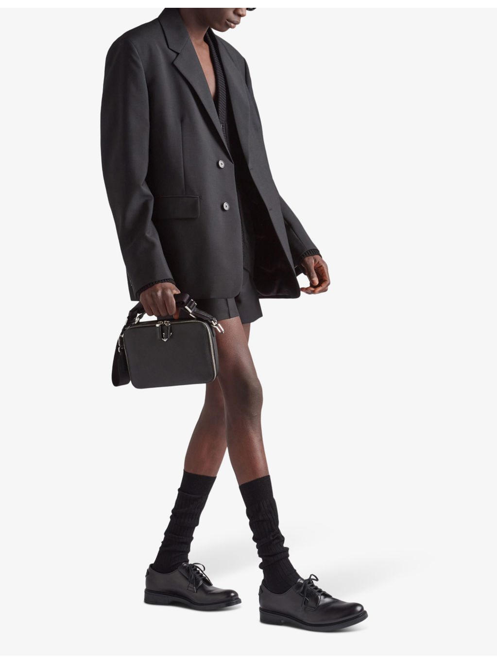 Brique medium Saffiano-leather bag - 2