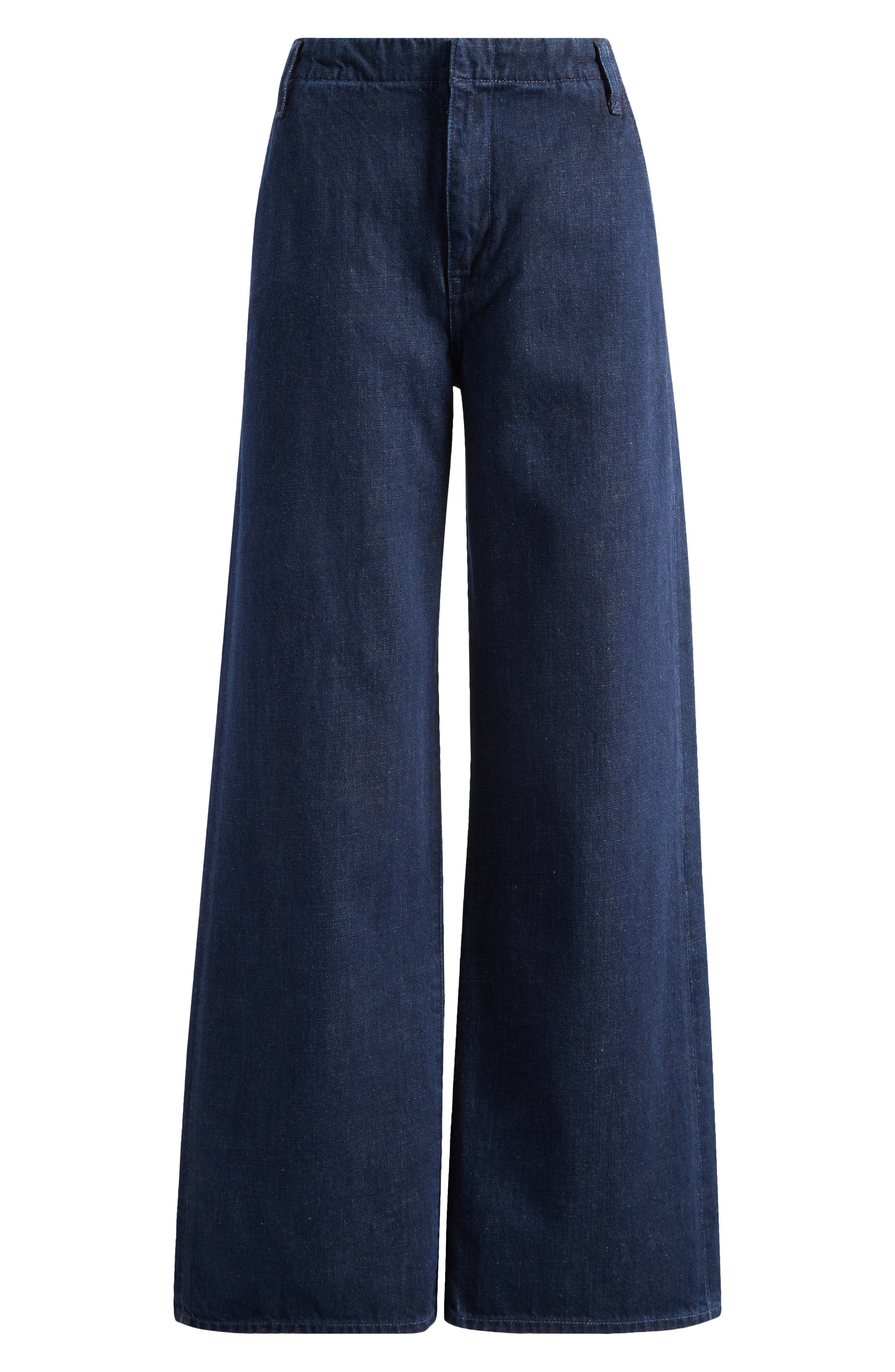 Re/Done Wide Leg Trouser Jeans in Cross Hatch Rinse at Nordstrom - 5