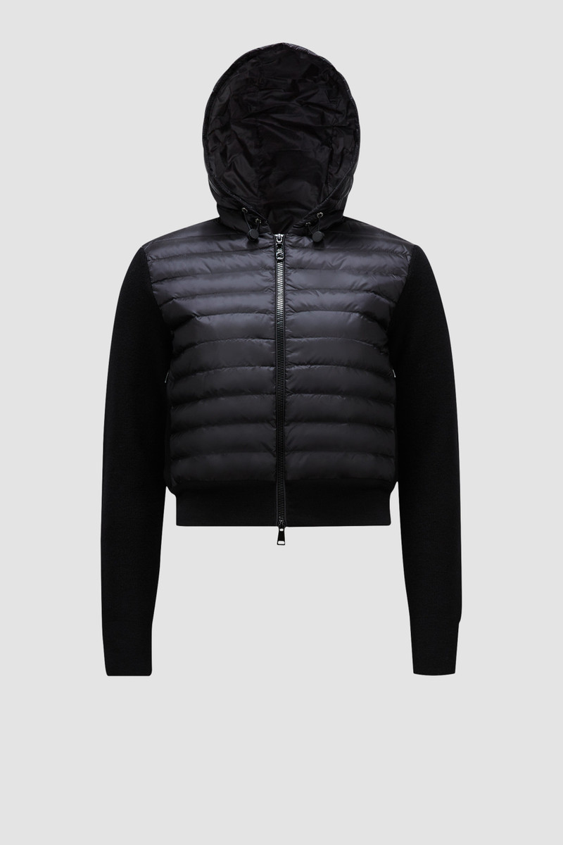 Padded Wool Zip-Up Hoodie 1