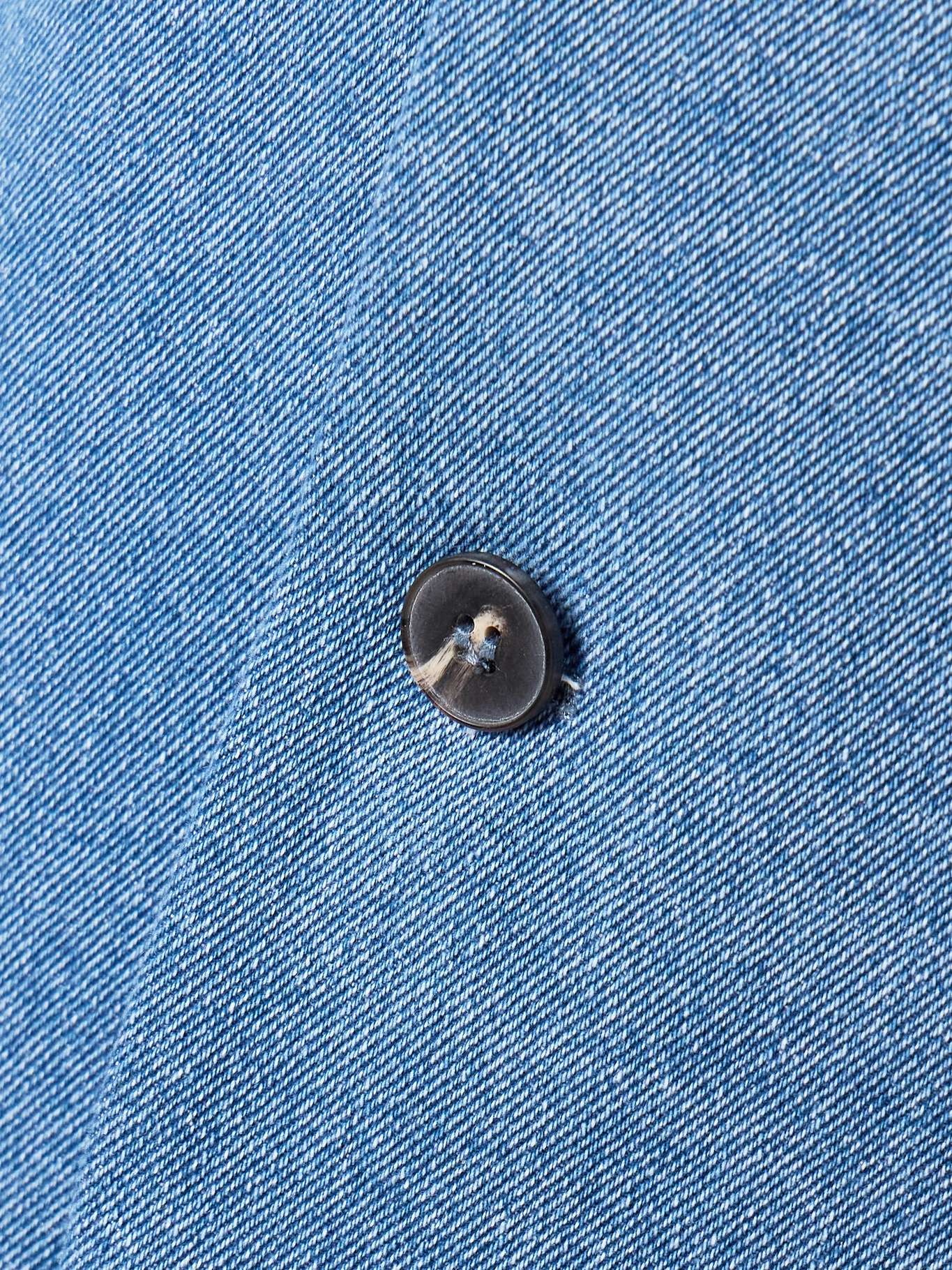 Atlas layered denim coat Navy - 5
