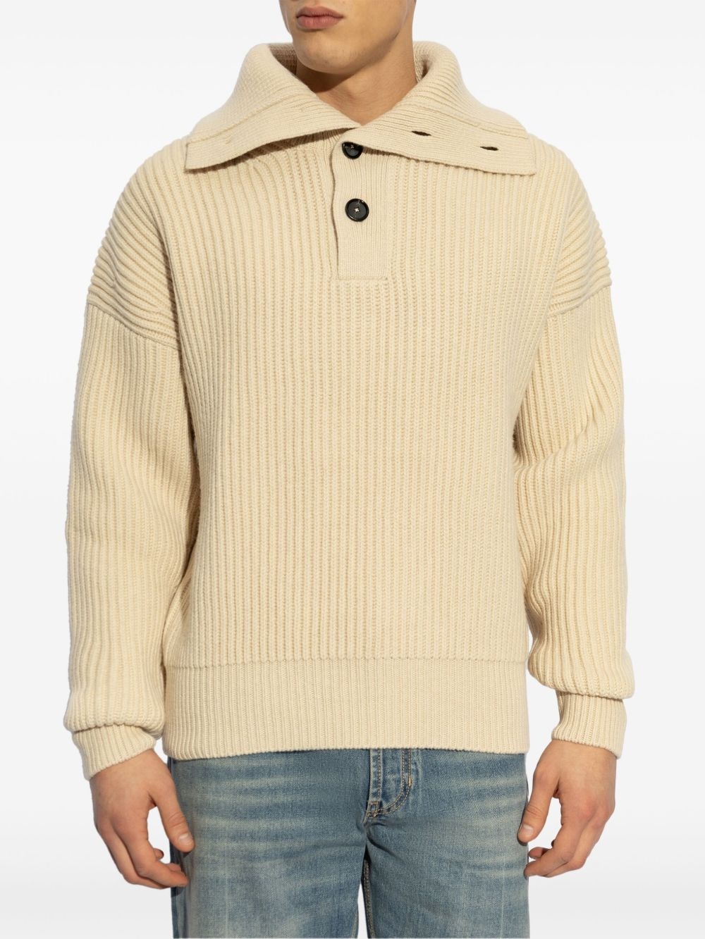 ribbed sweater - 3