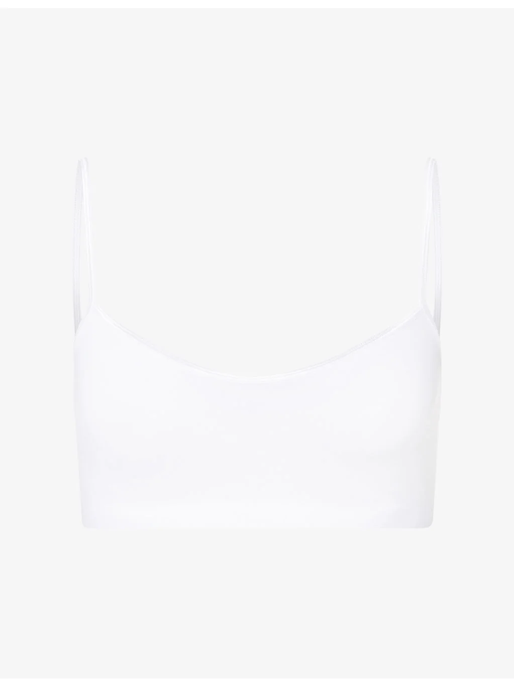 Touch Feeling cropped stretch-jersey bra - 1