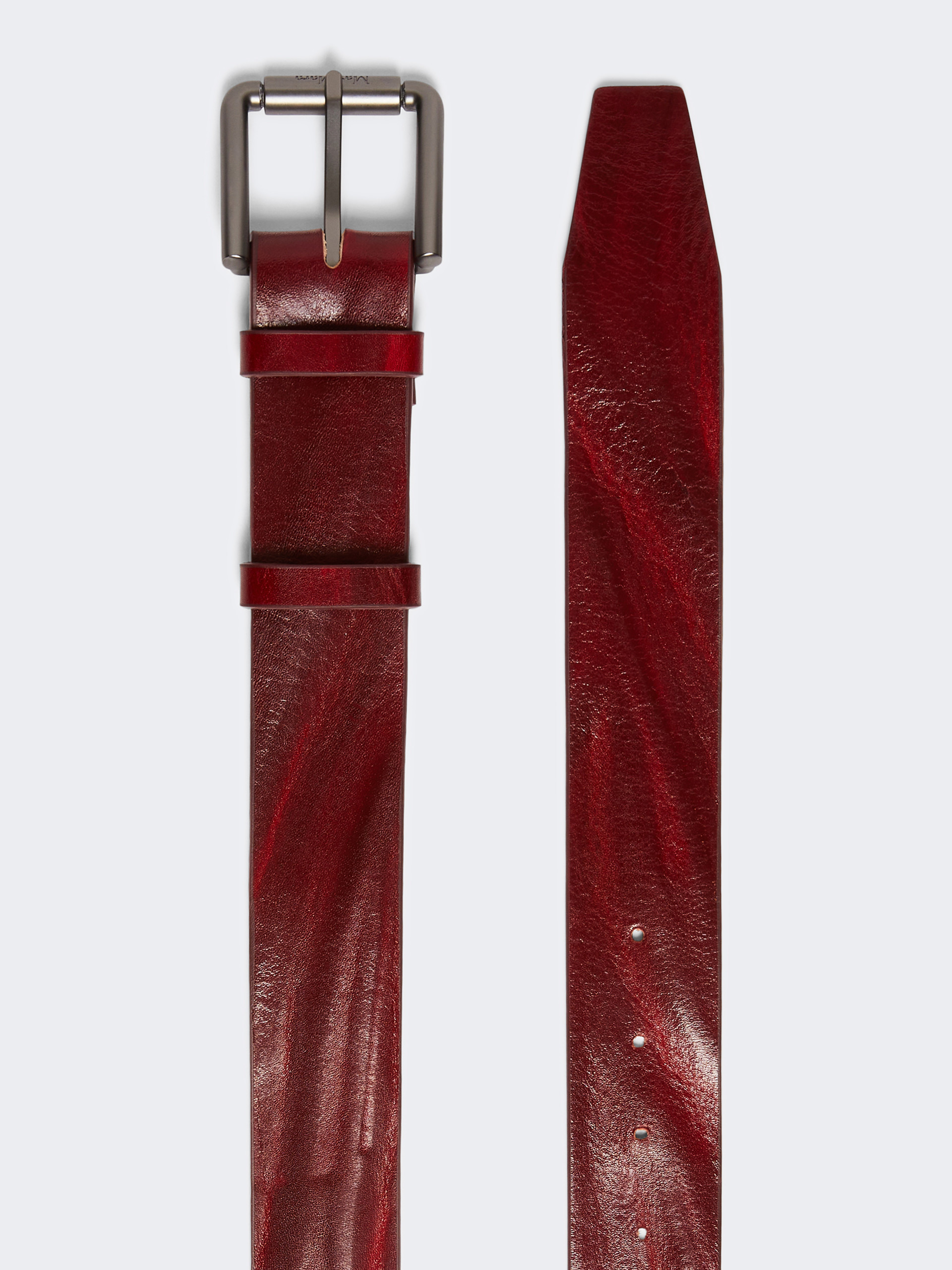BUCKLE40XLONG Long leather belt - 2
