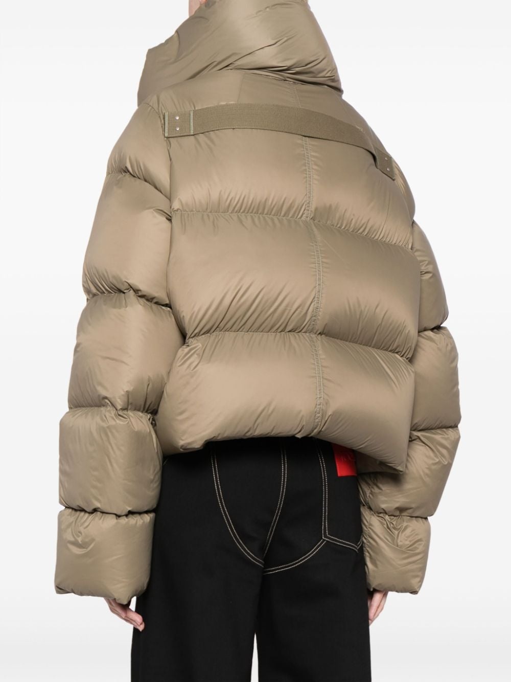 funnel-neck puffer jacket - 4