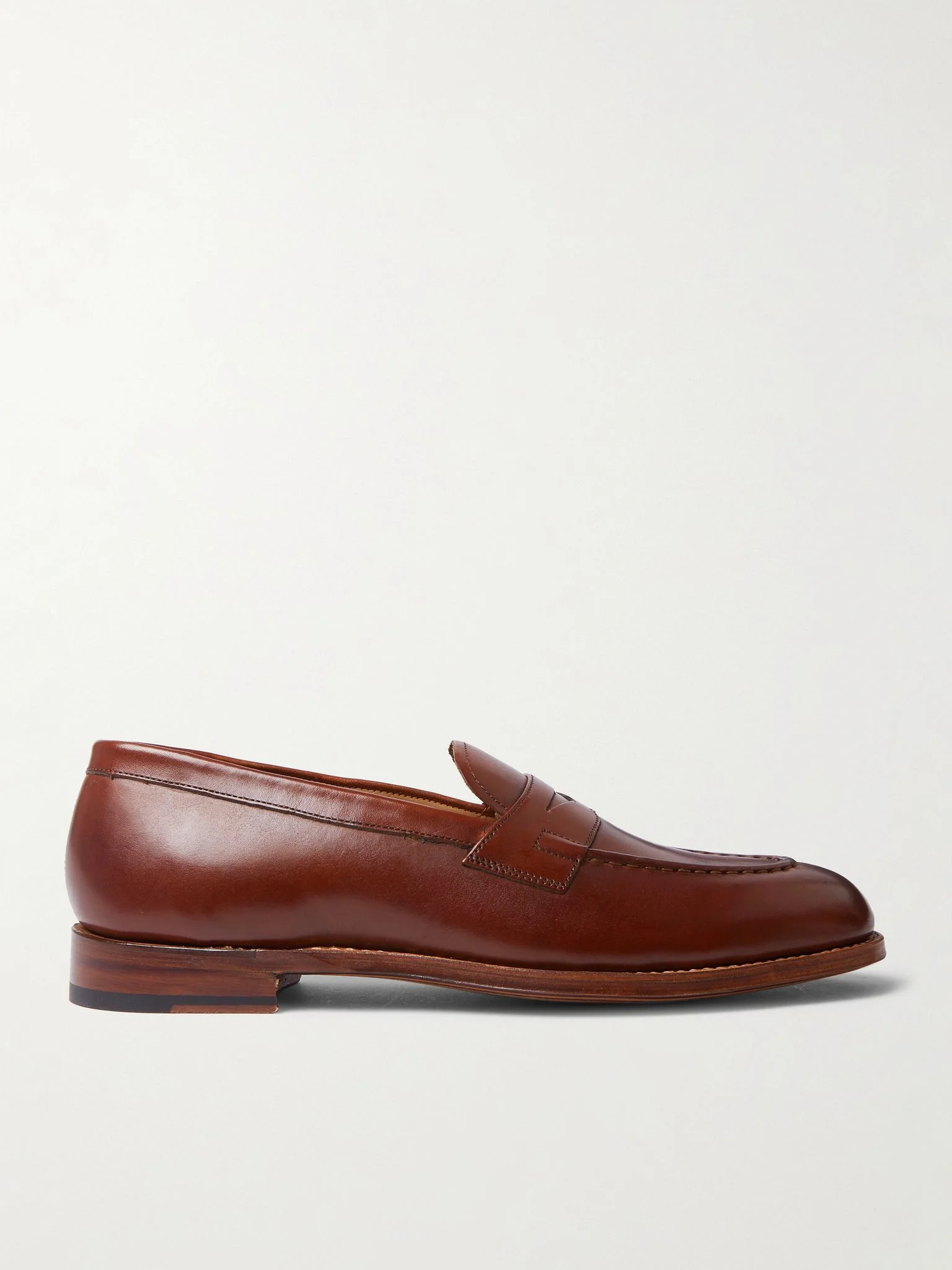 Lloyd Leather Penny Loafers Brown - 1