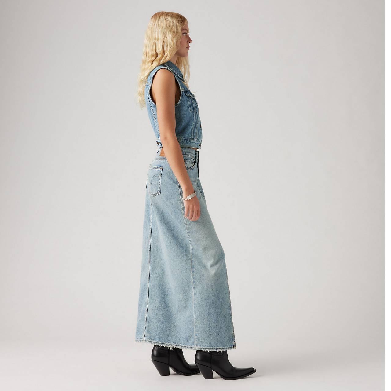 ANKLE COLUMN SKIRT - 6