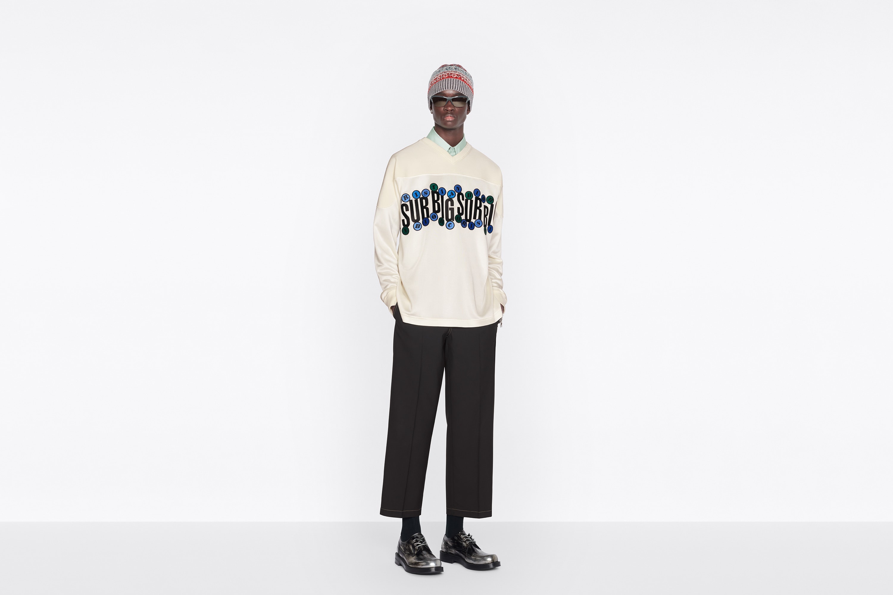 DIOR AND JACK KEROUAC Long-Sleeved T-Shirt, Oversized Fit - 6
