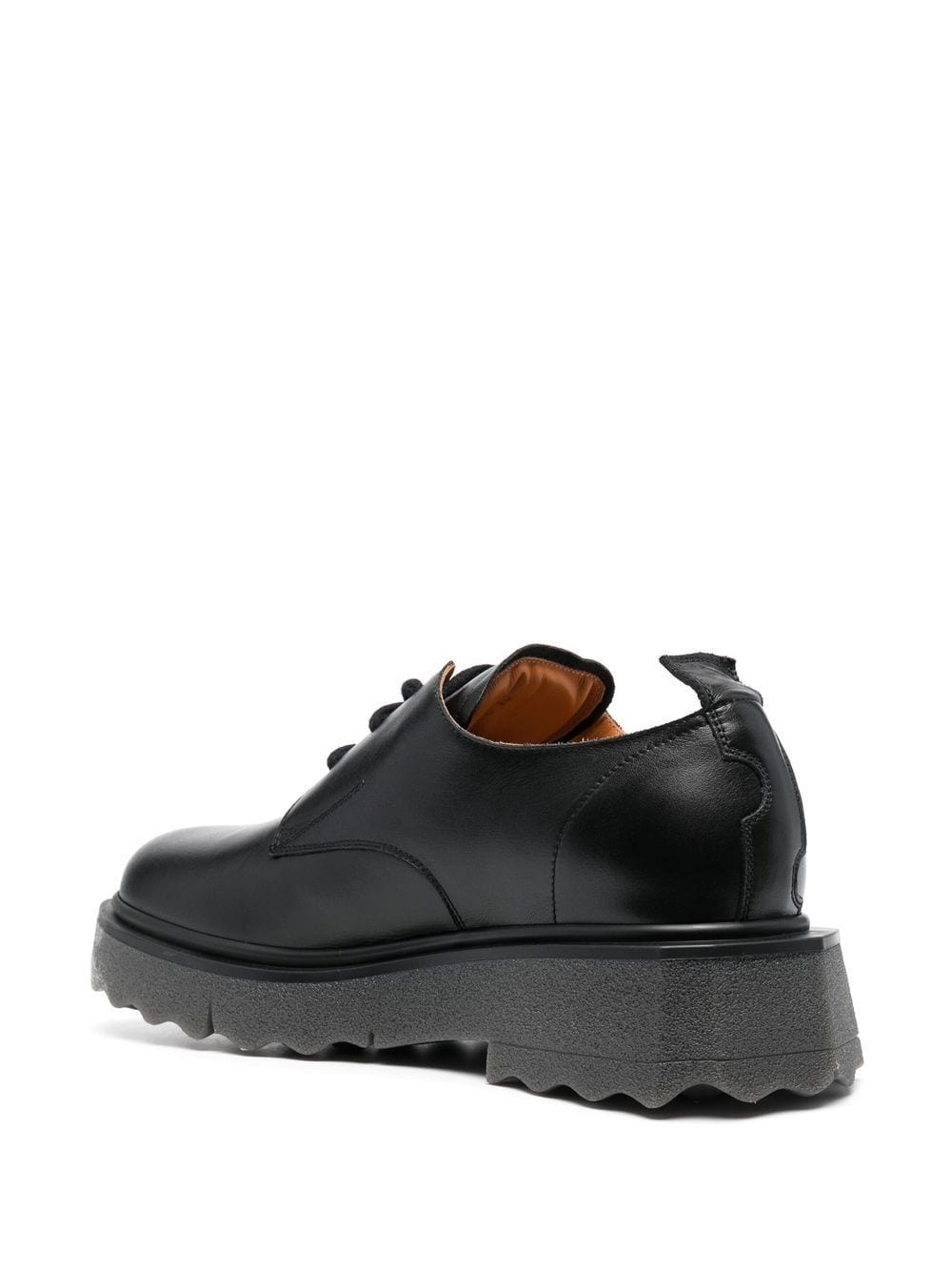 sponge sole Derby leather shoes - 3