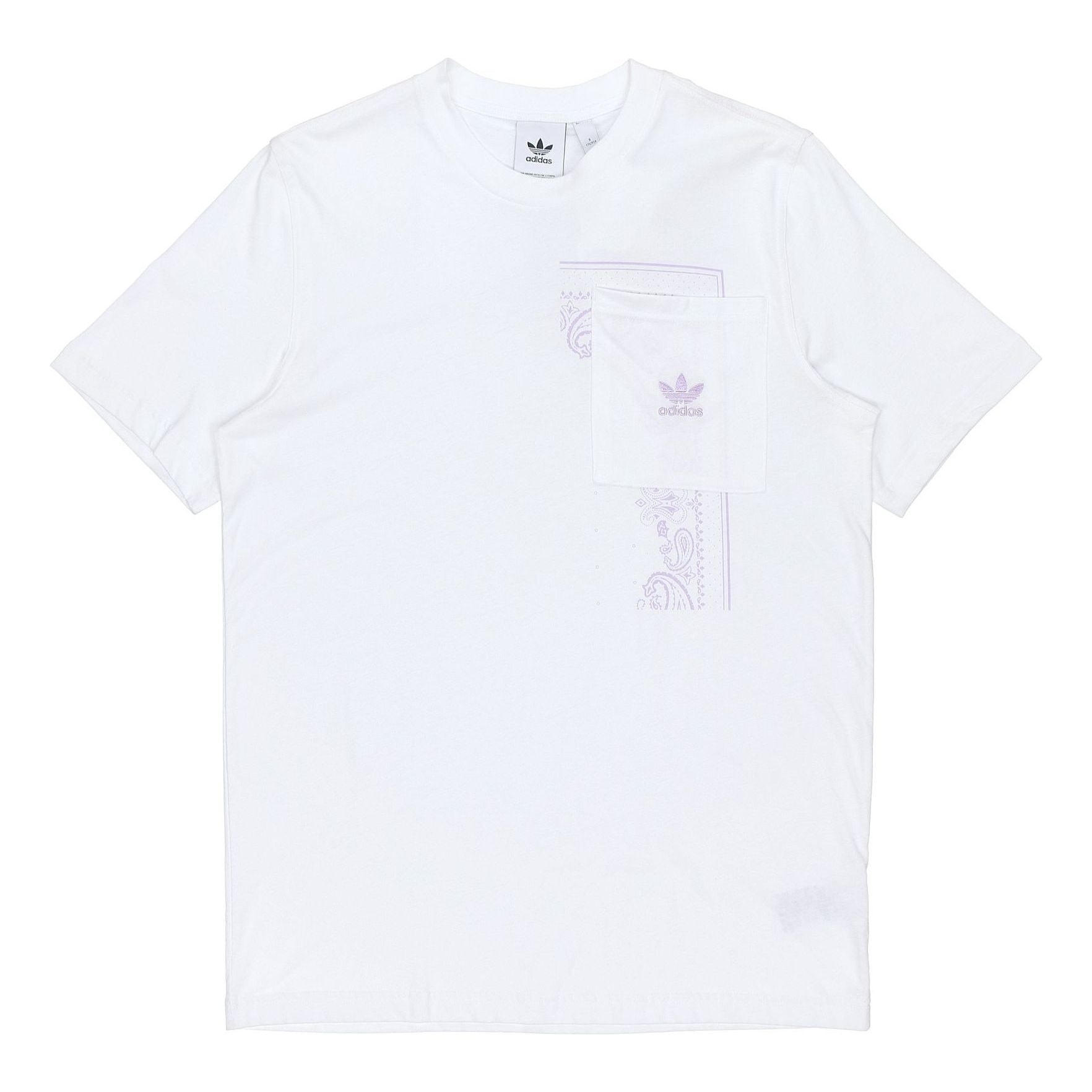 adidas originals Cashew Printing Big Pocket Short Sleeve White DX3657 - 1