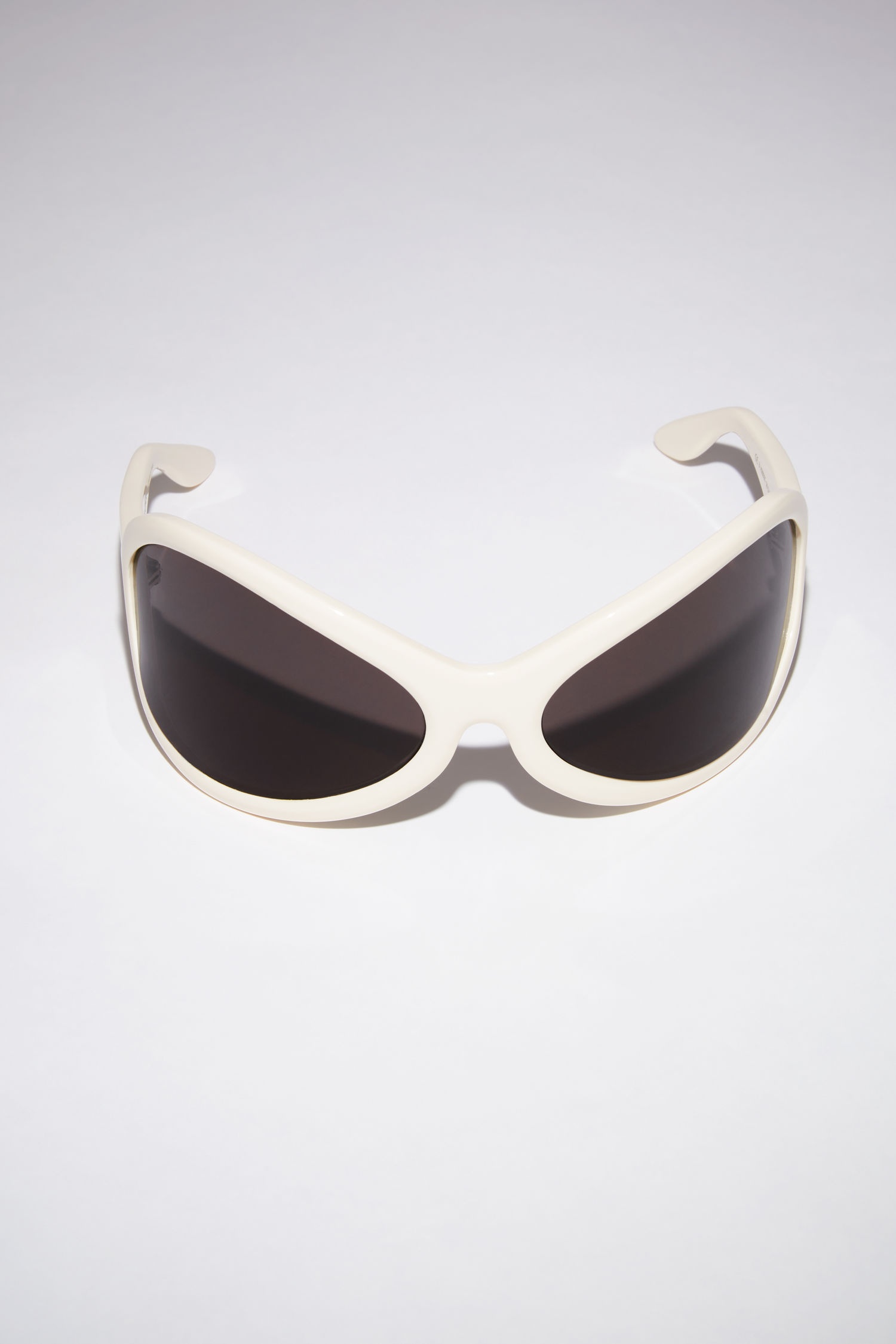 Acetate sunglasses - Black/white - 2