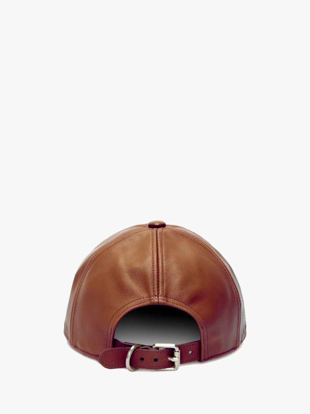 LEATHER BASEBALL CAP WITH ANCHOR LOGO - 3