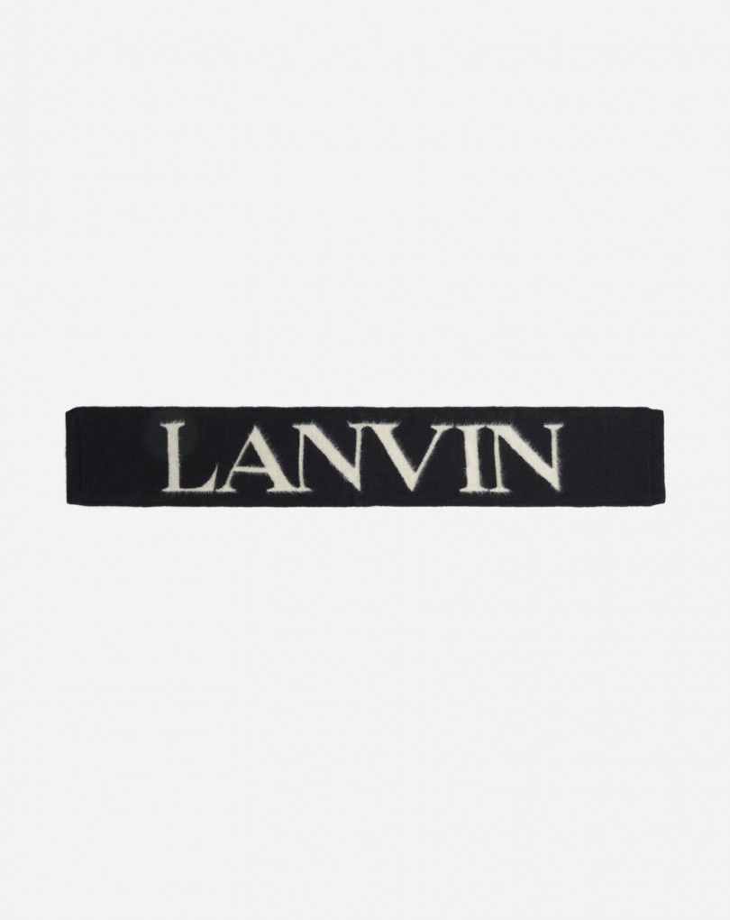 CASHMERE BLEND LANVIN SCARF - 2